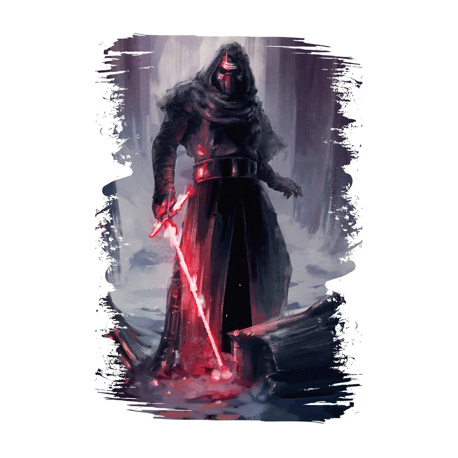 Kylo Ren Dark Side Lightsaber Wall Art