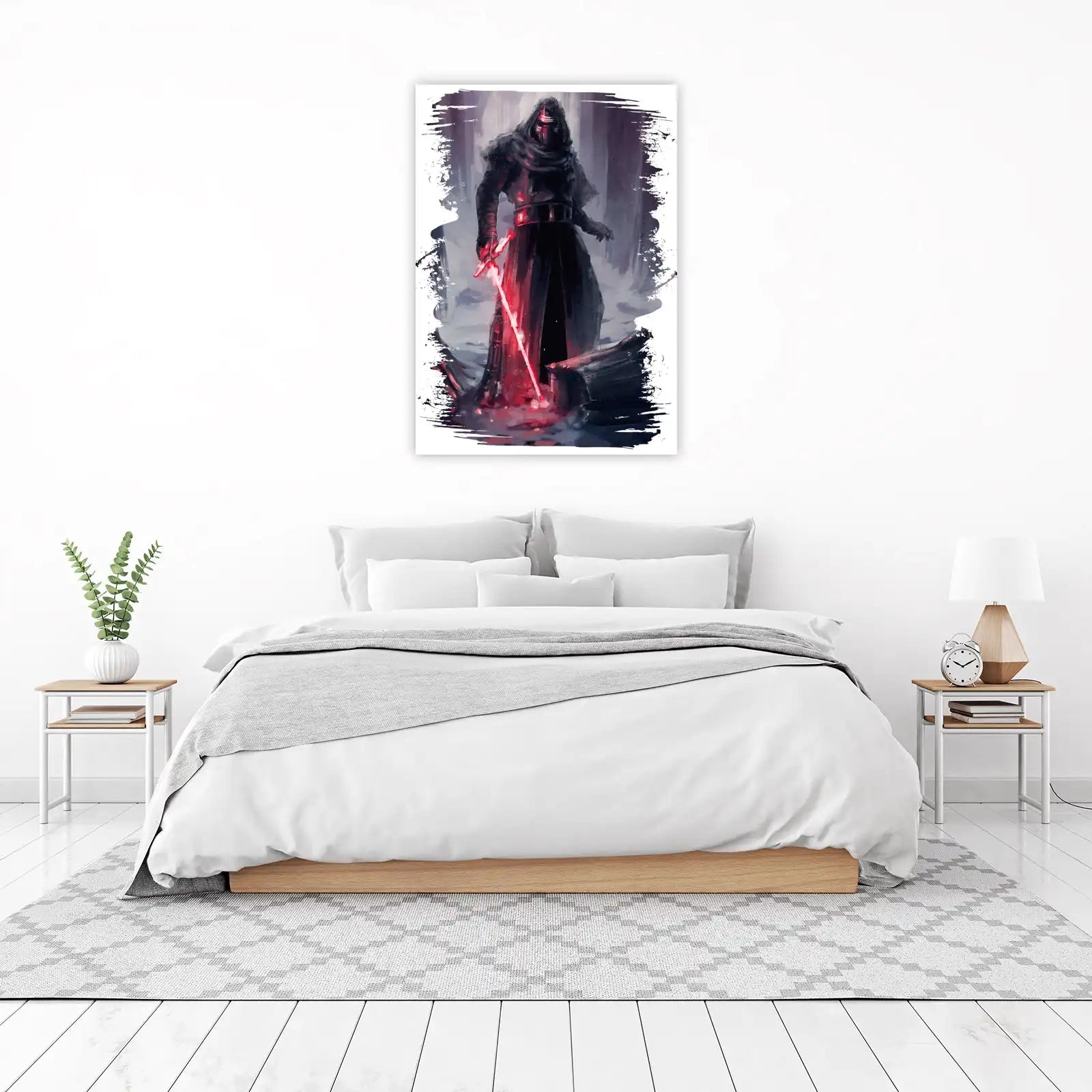 Kylo Ren Dark Side Lightsaber Wall Art