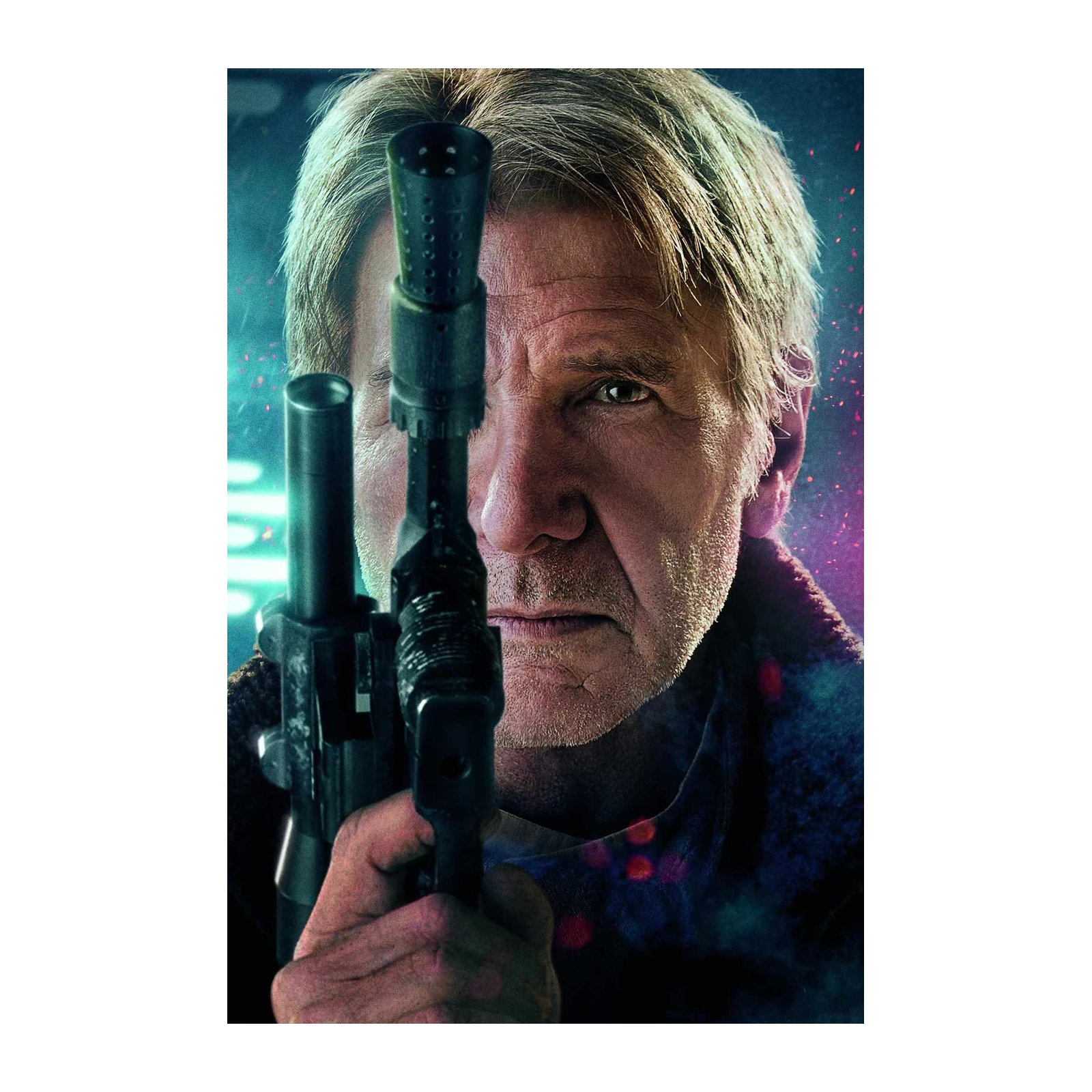 Iconic Han Solo Sci-Fi Poster Wall Art