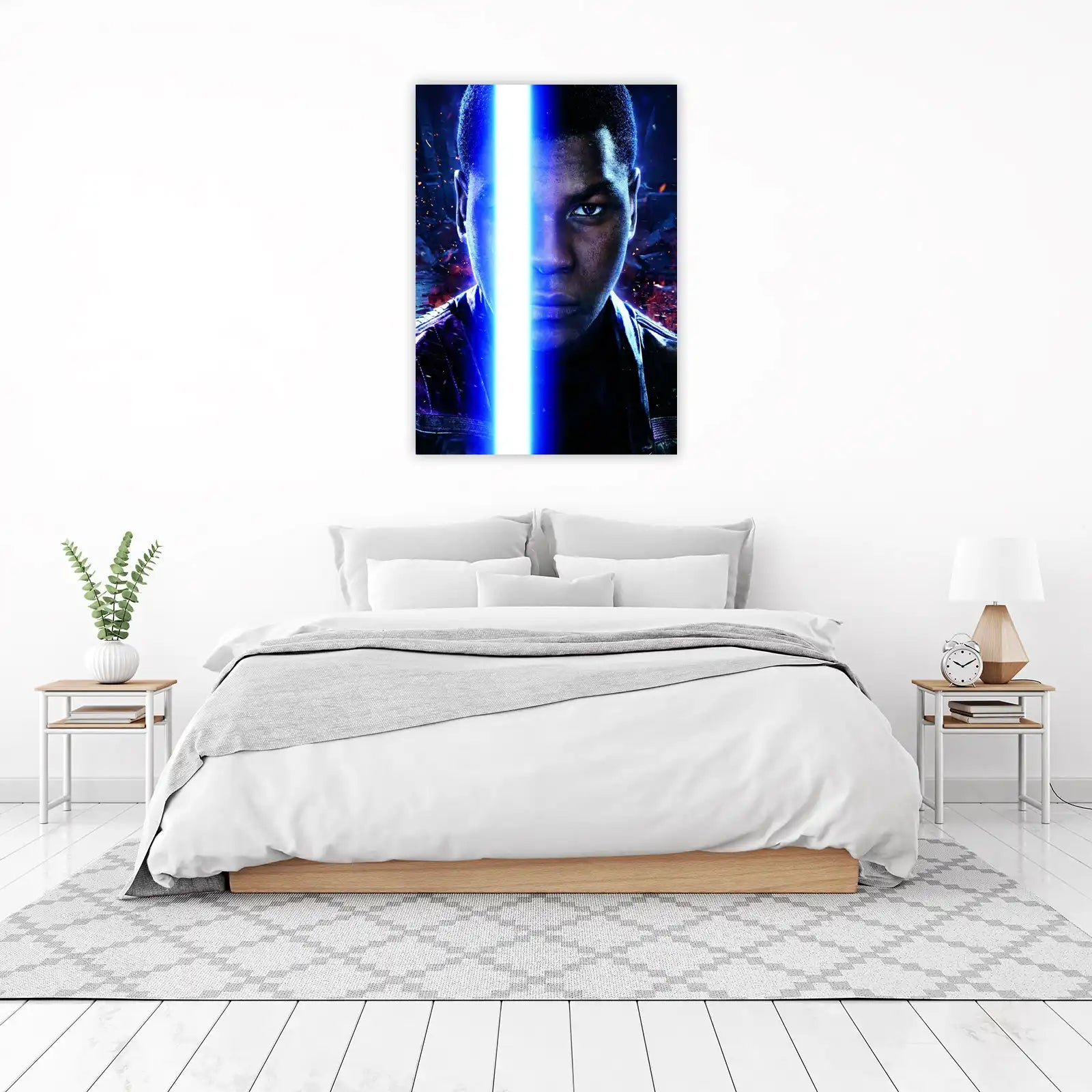 Epic Star Wars Finn Lightsaber Wall Art