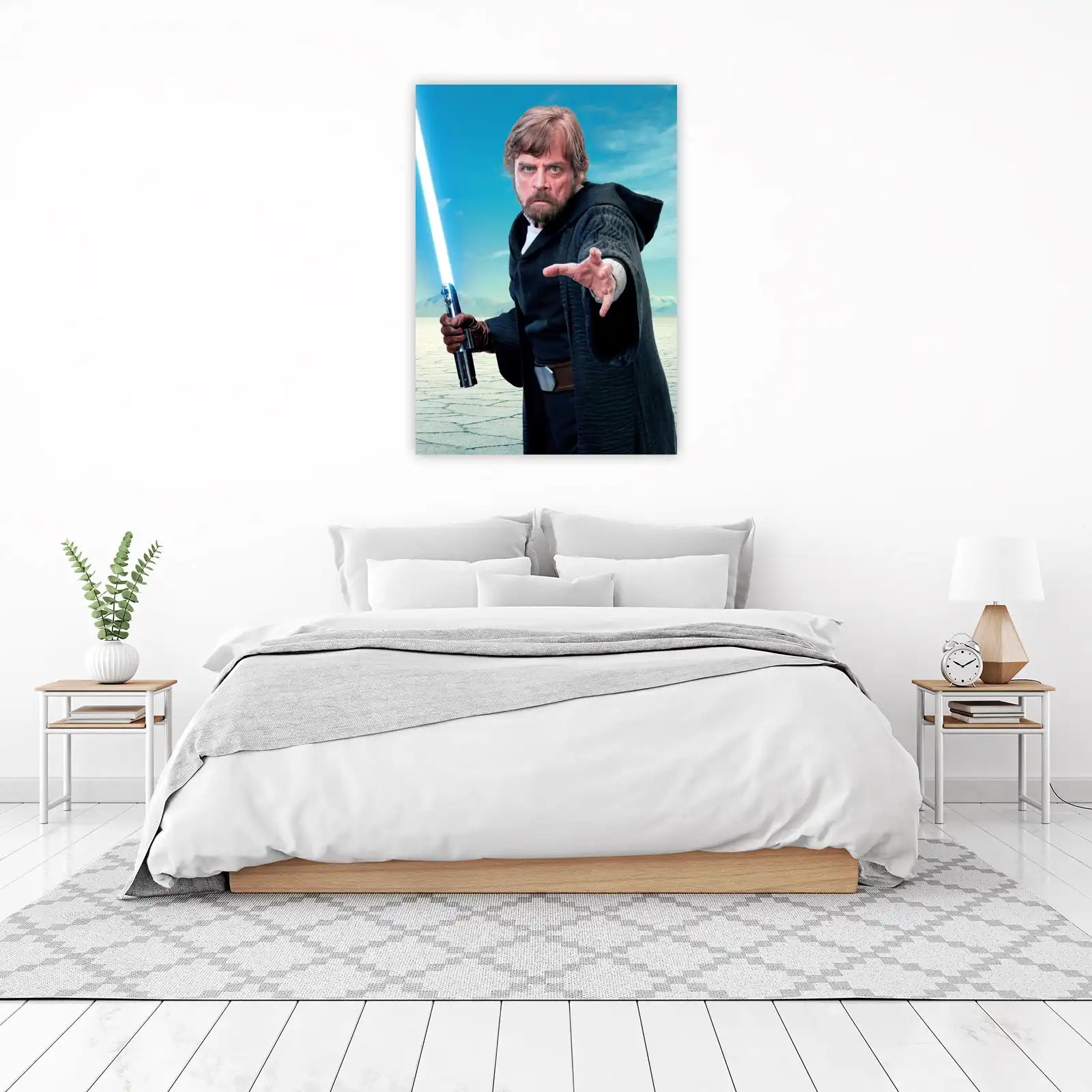 Epic Luke Skywalker Lightsaber Wall Art