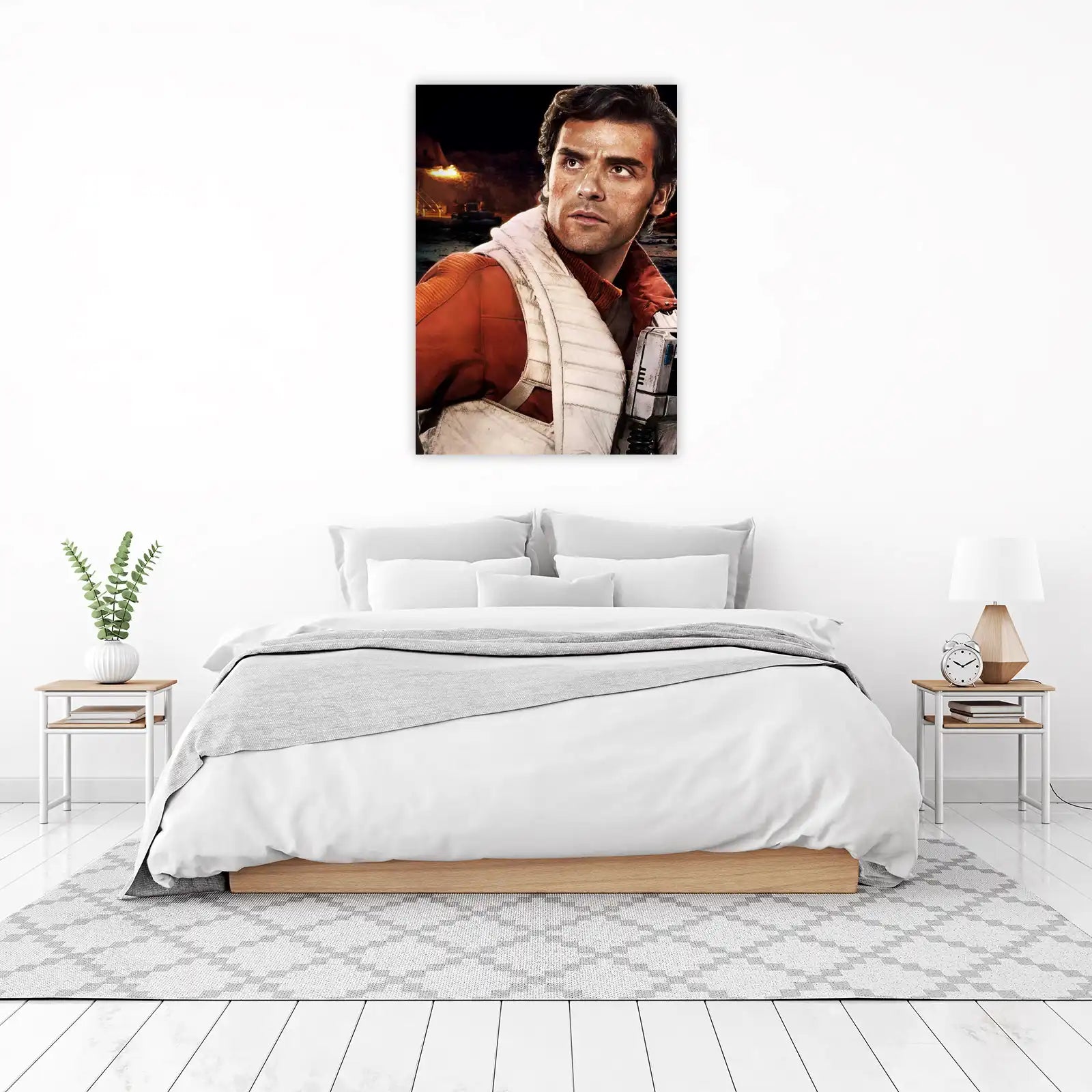 Poe Dameron Star Wars Hero Portrait Wall Art