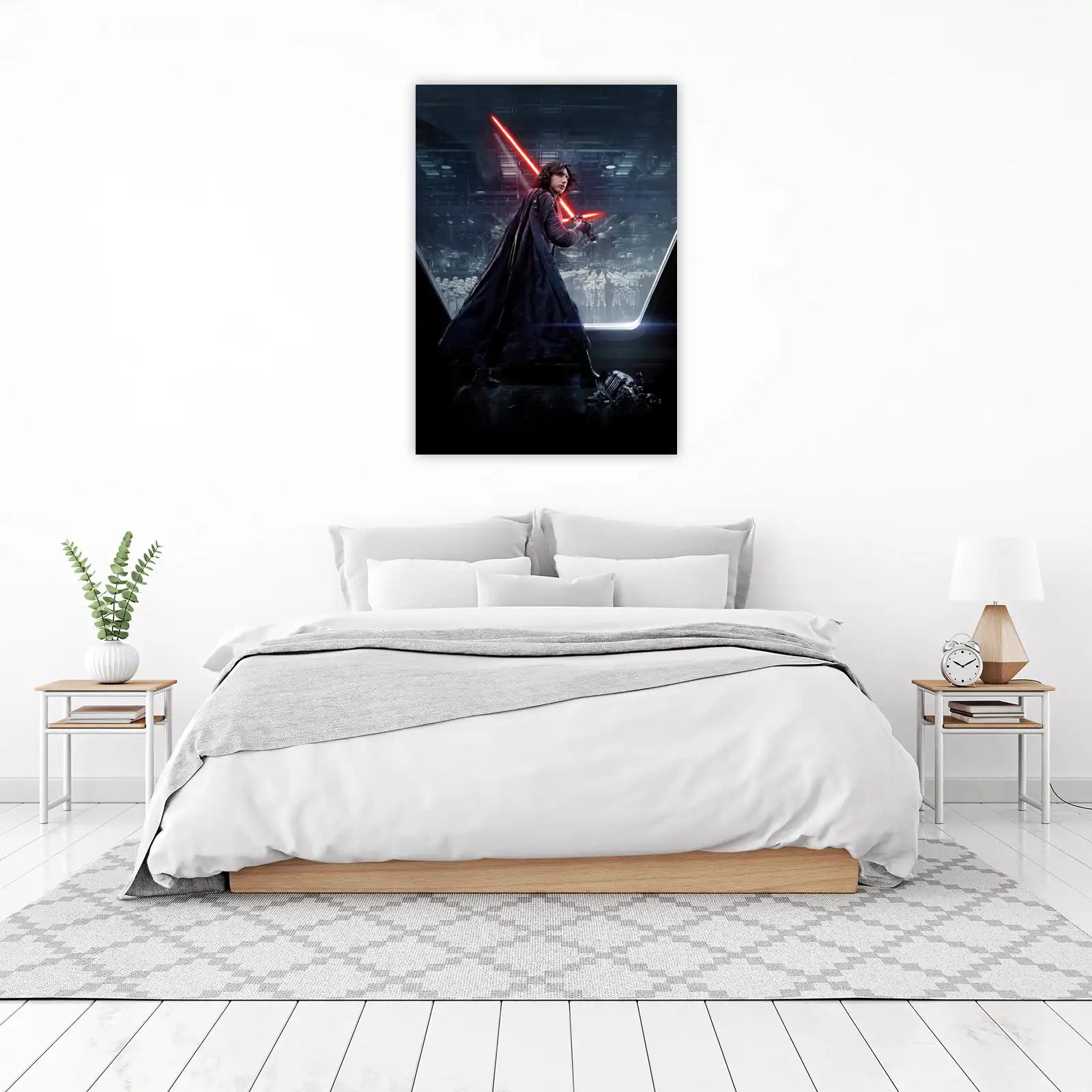 Kylo Ren Red Lightsaber Star Wars Wall Art