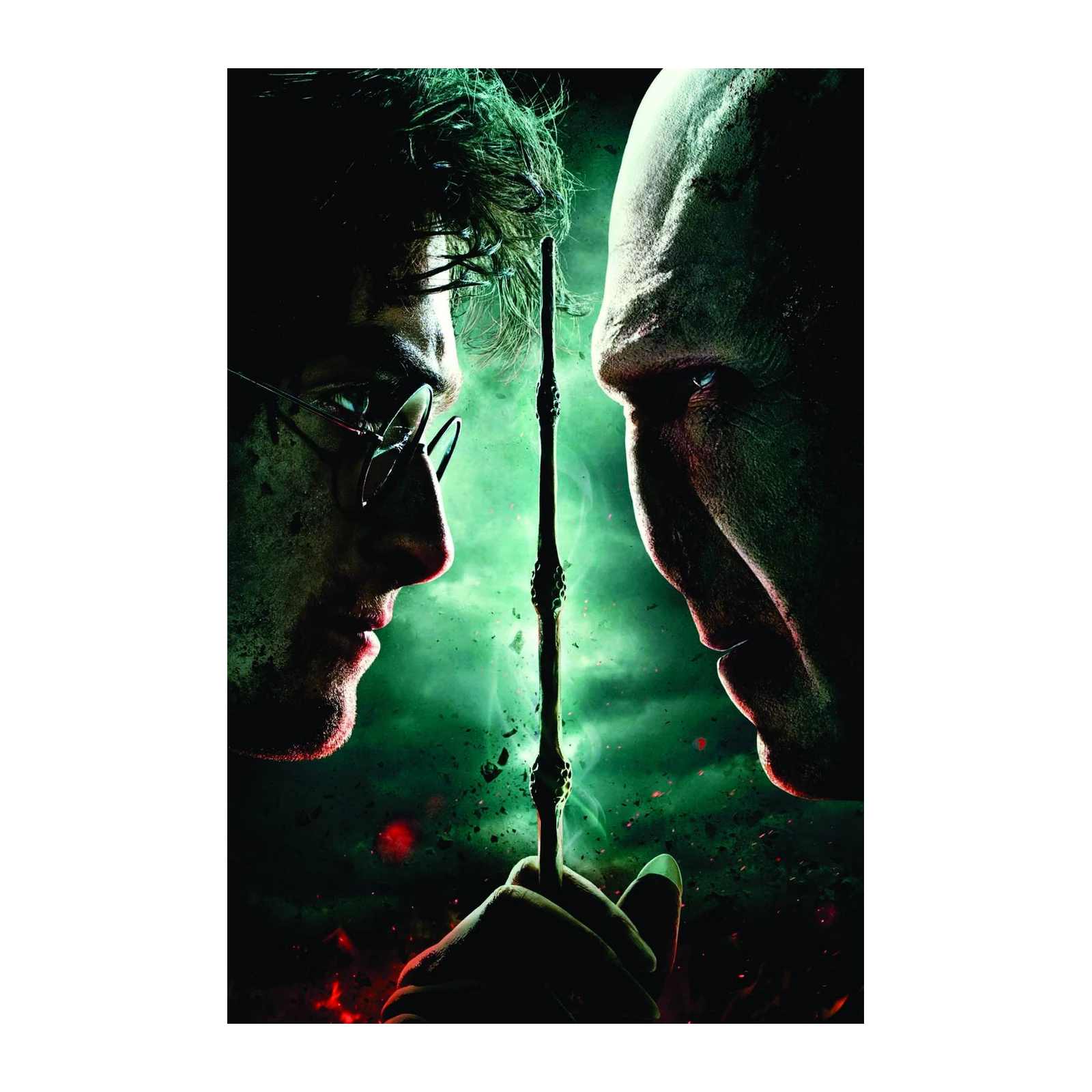 Epic Duel Harry vs Voldemort Wall Art