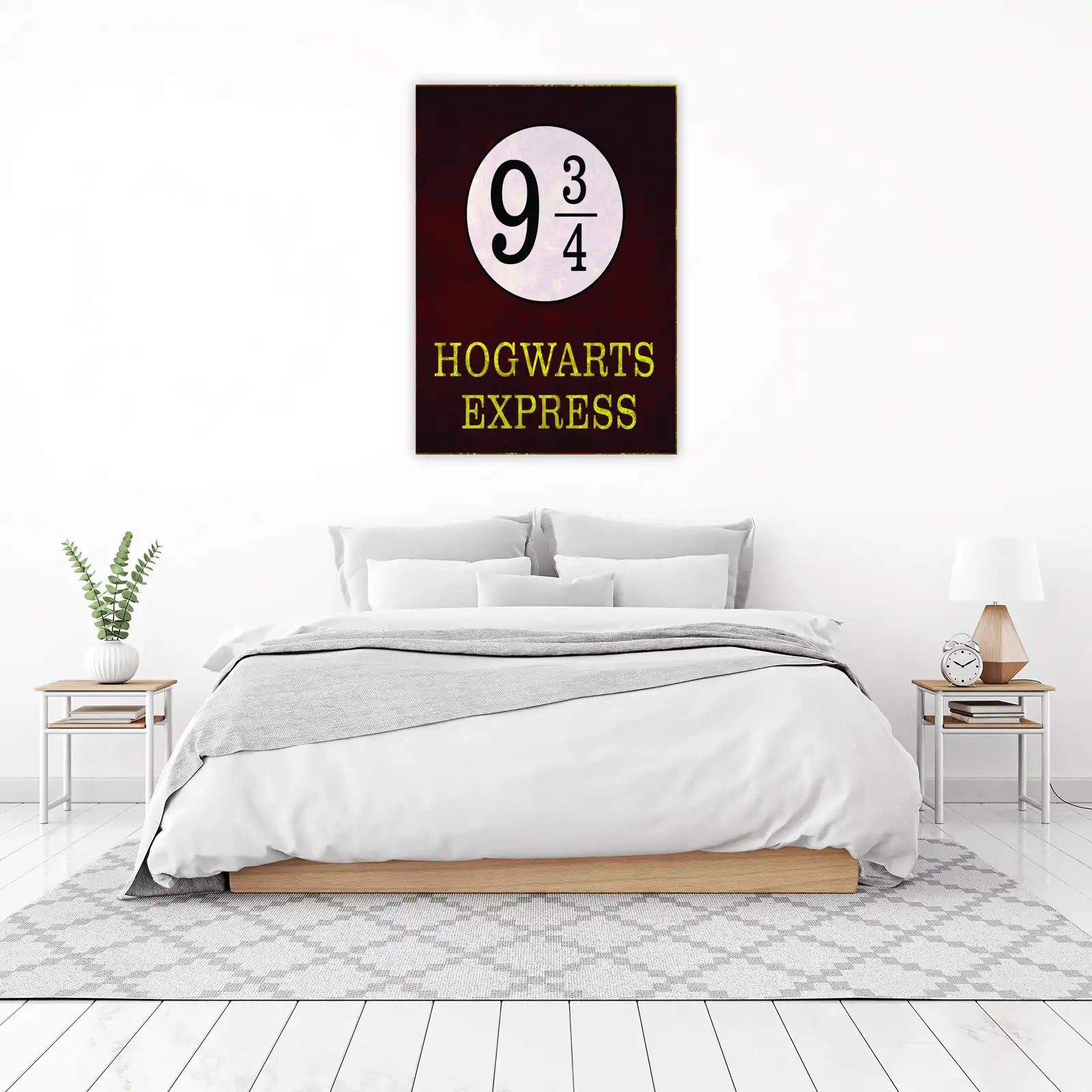 9 3/4 Hogwarts Express Wall Art - Wizarding World Art
