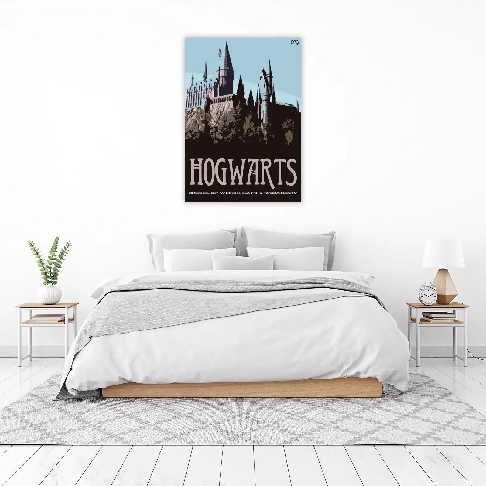 Magical Hogwarts Castle & Witchcraft Wall Art