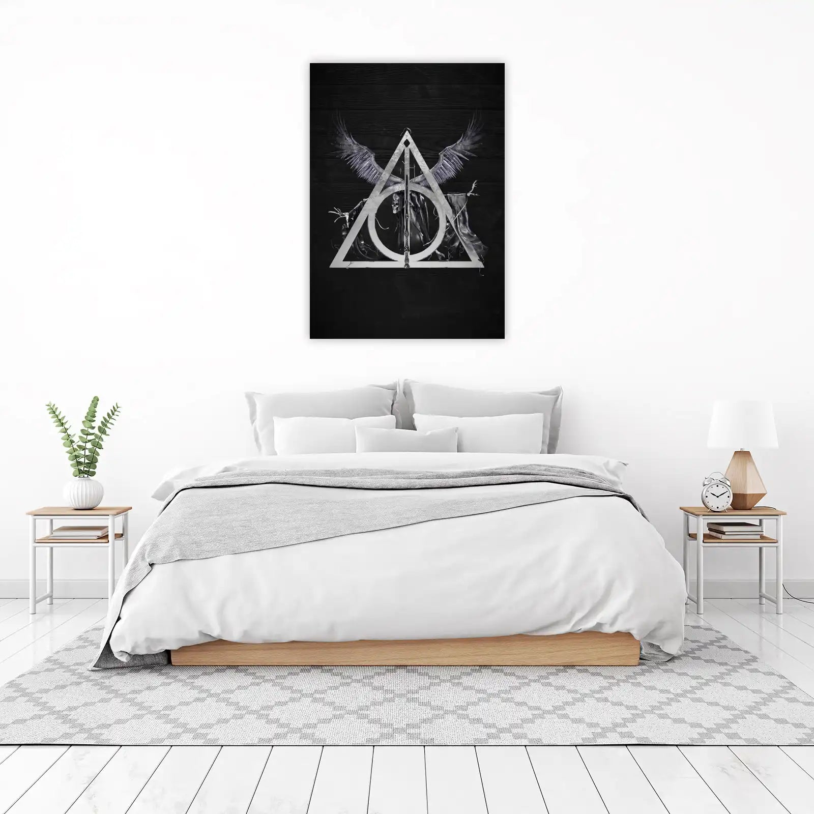 Dark Magic Deathly Hallows Wall Art