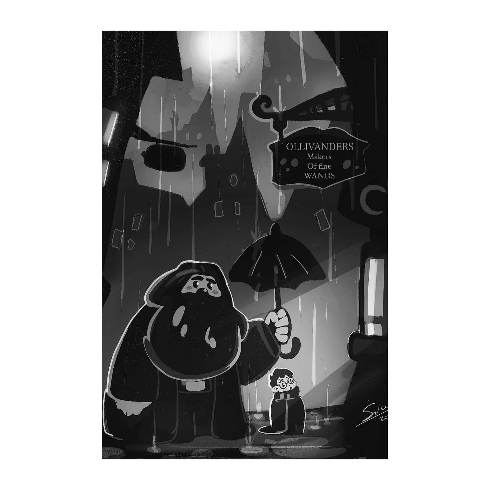 Magical Rainy Day Adventure Wall Art