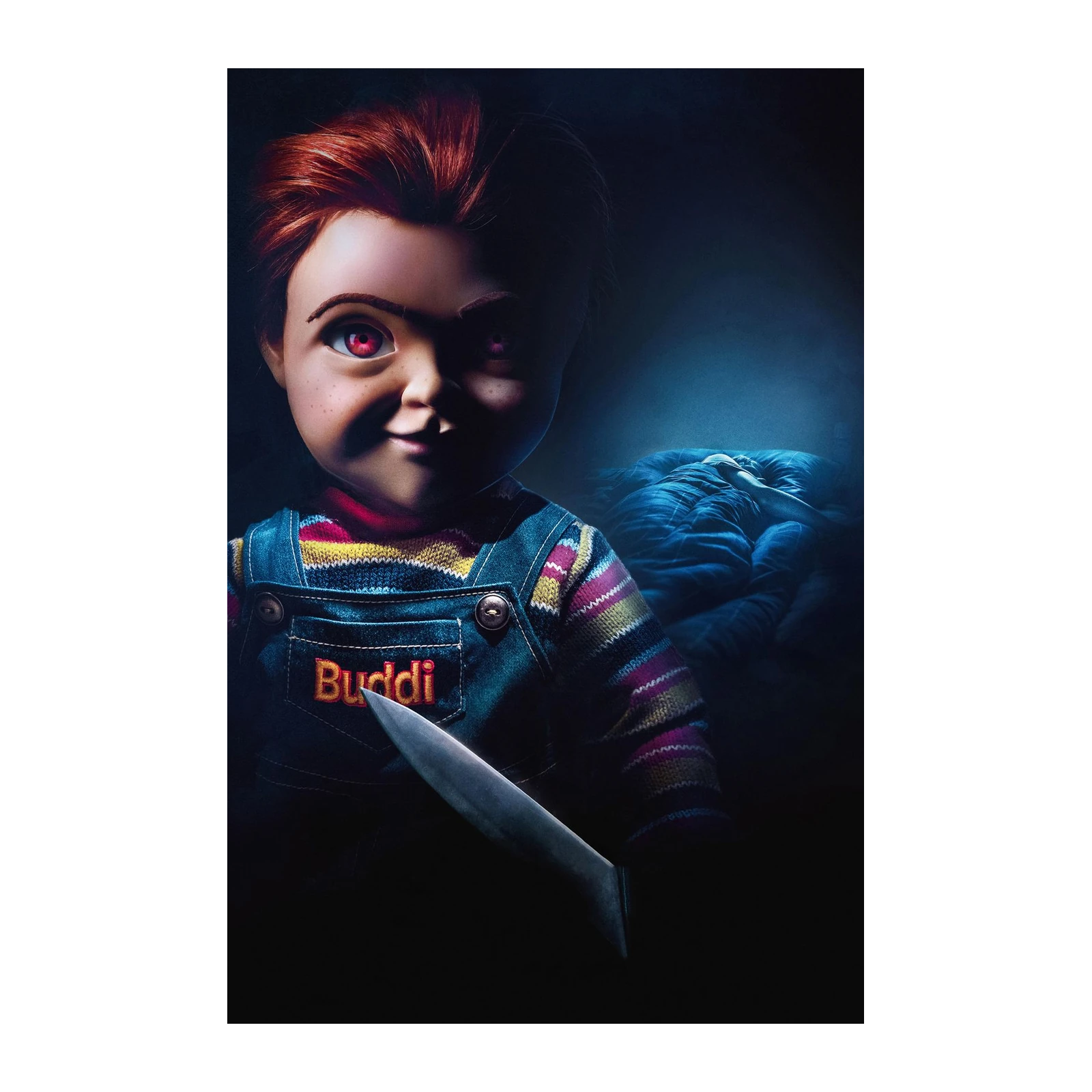 Chilling Chucky Doll Horror Movie Wall Art