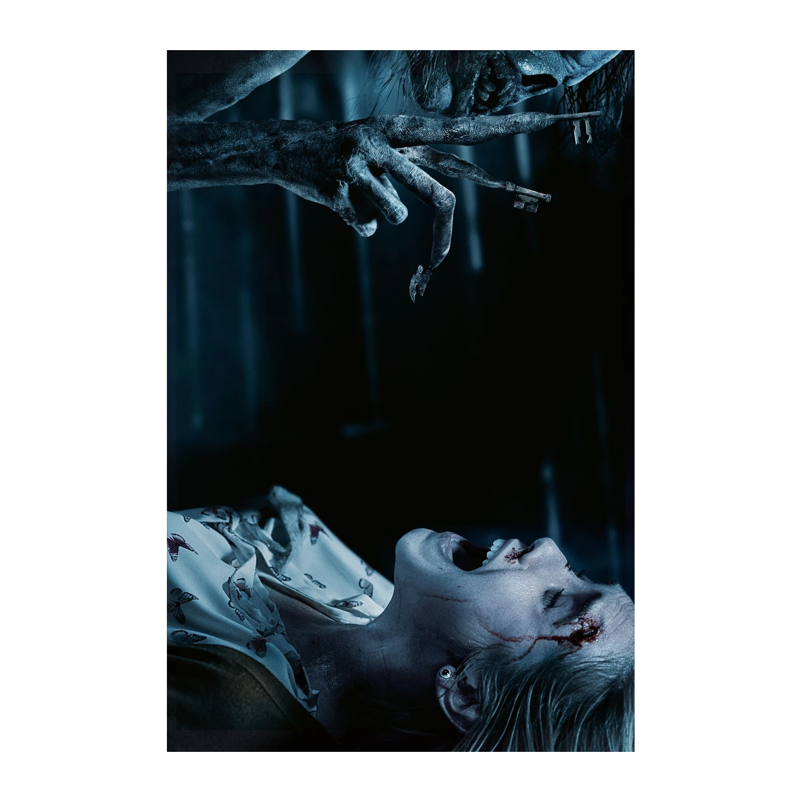 Horror Key Grasping Nightmare Wall Art