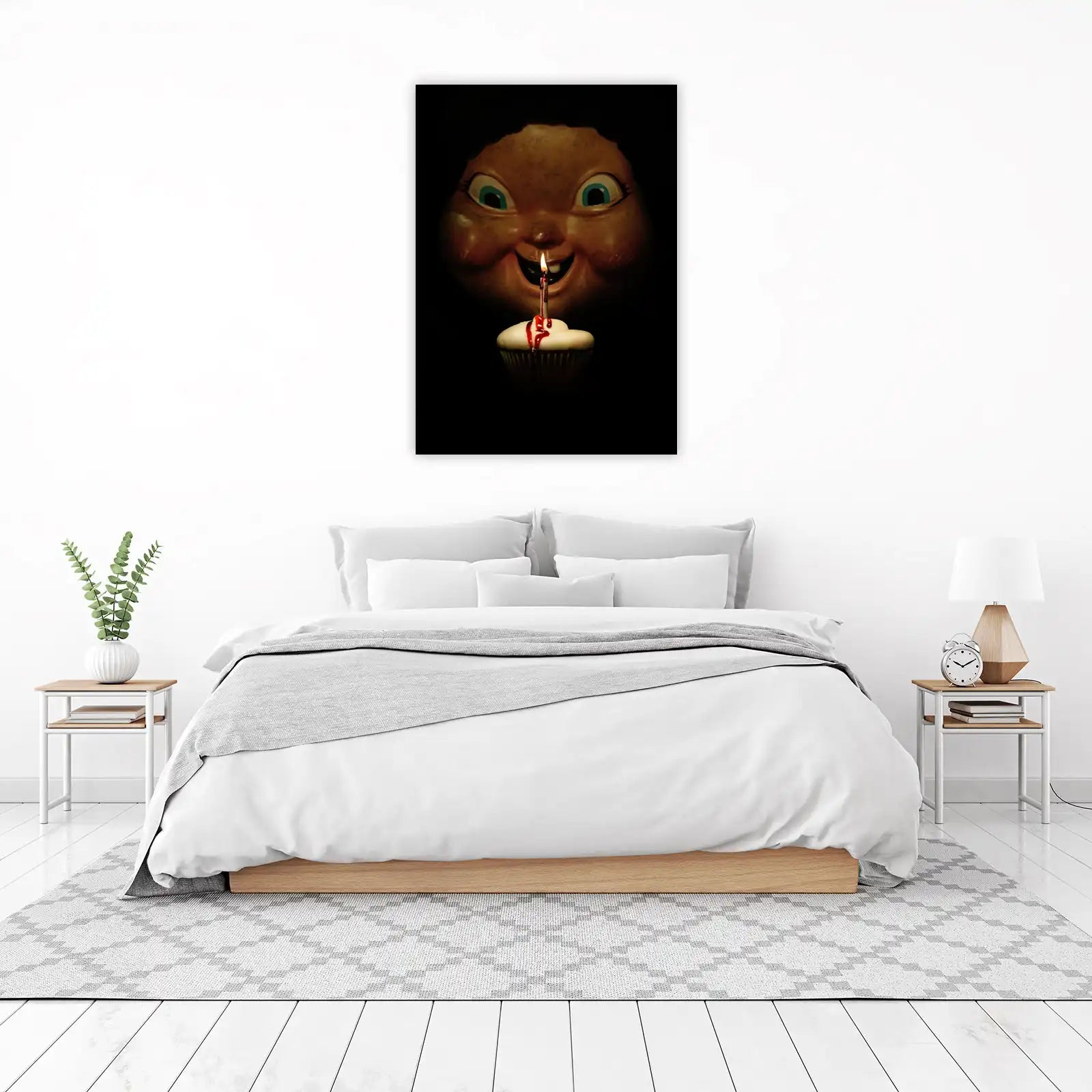 Horror Birthday Cupcake Wall Art