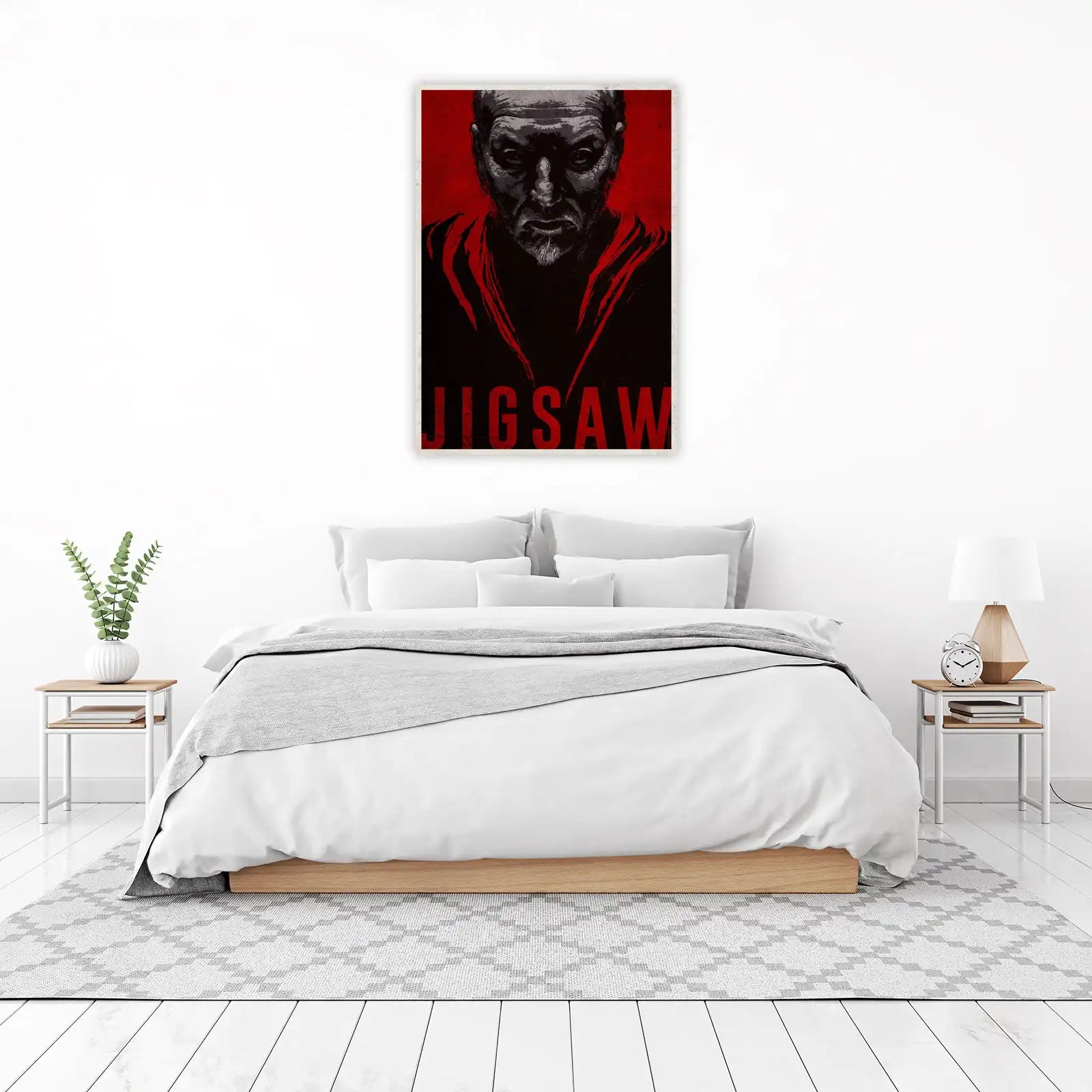 Jigsaw Horror Film Poster Wall Art