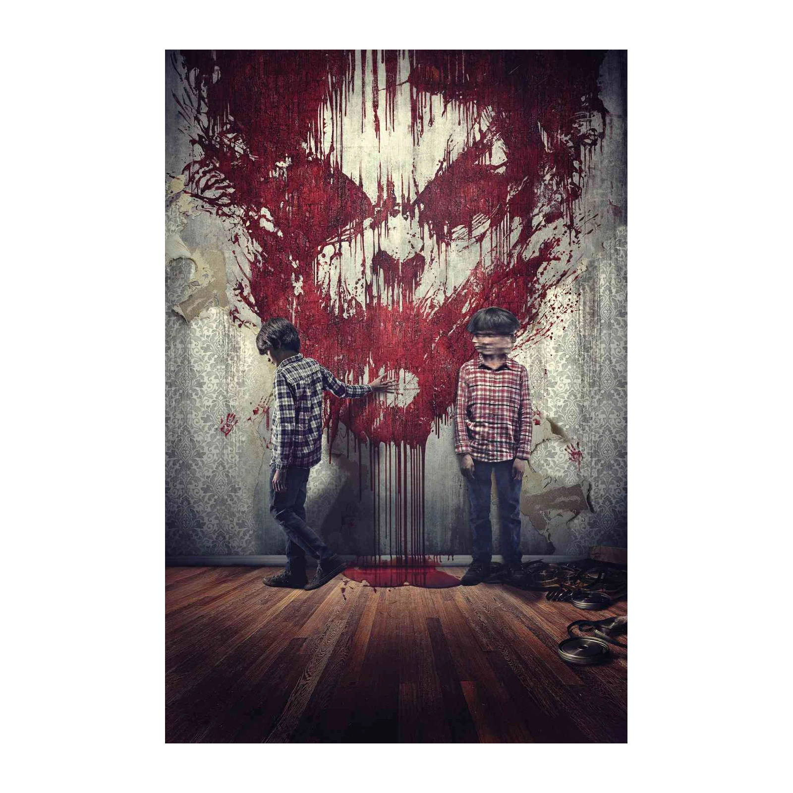 Sinister Skull Horror Kids Wall Art