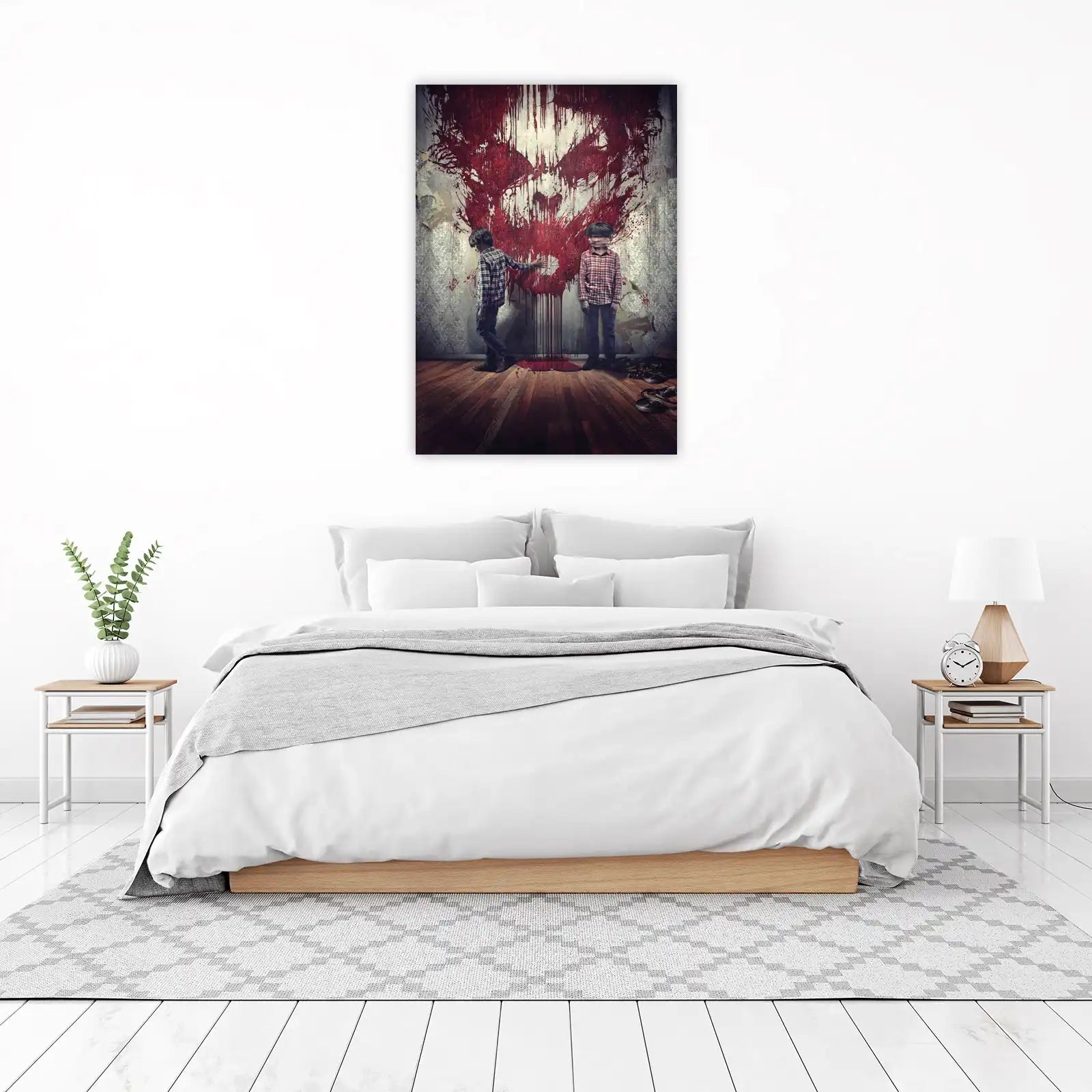 Sinister Skull Horror Kids Wall Art