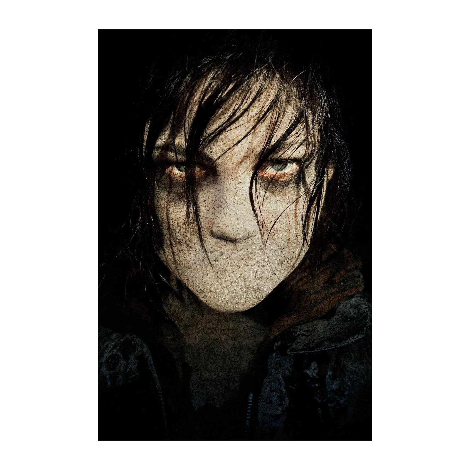 Eerie Portrait of a Young Girl Wall Art