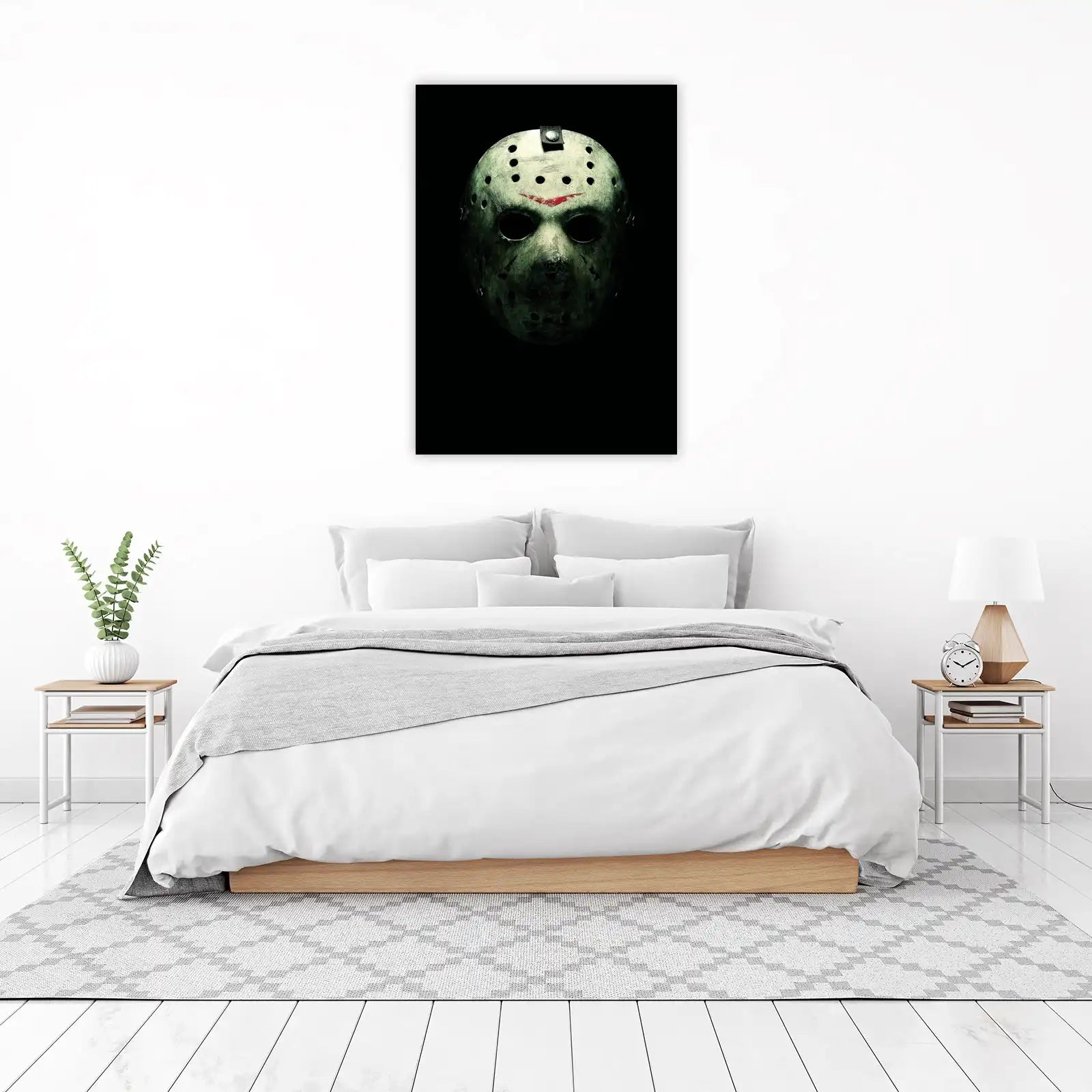 Iconic Horror Mask "Friday the 13th" Wall Art