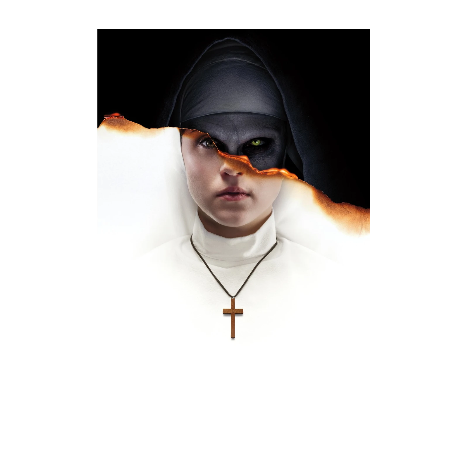 Scary Nun Demon Horror Gothic Art Wall Art