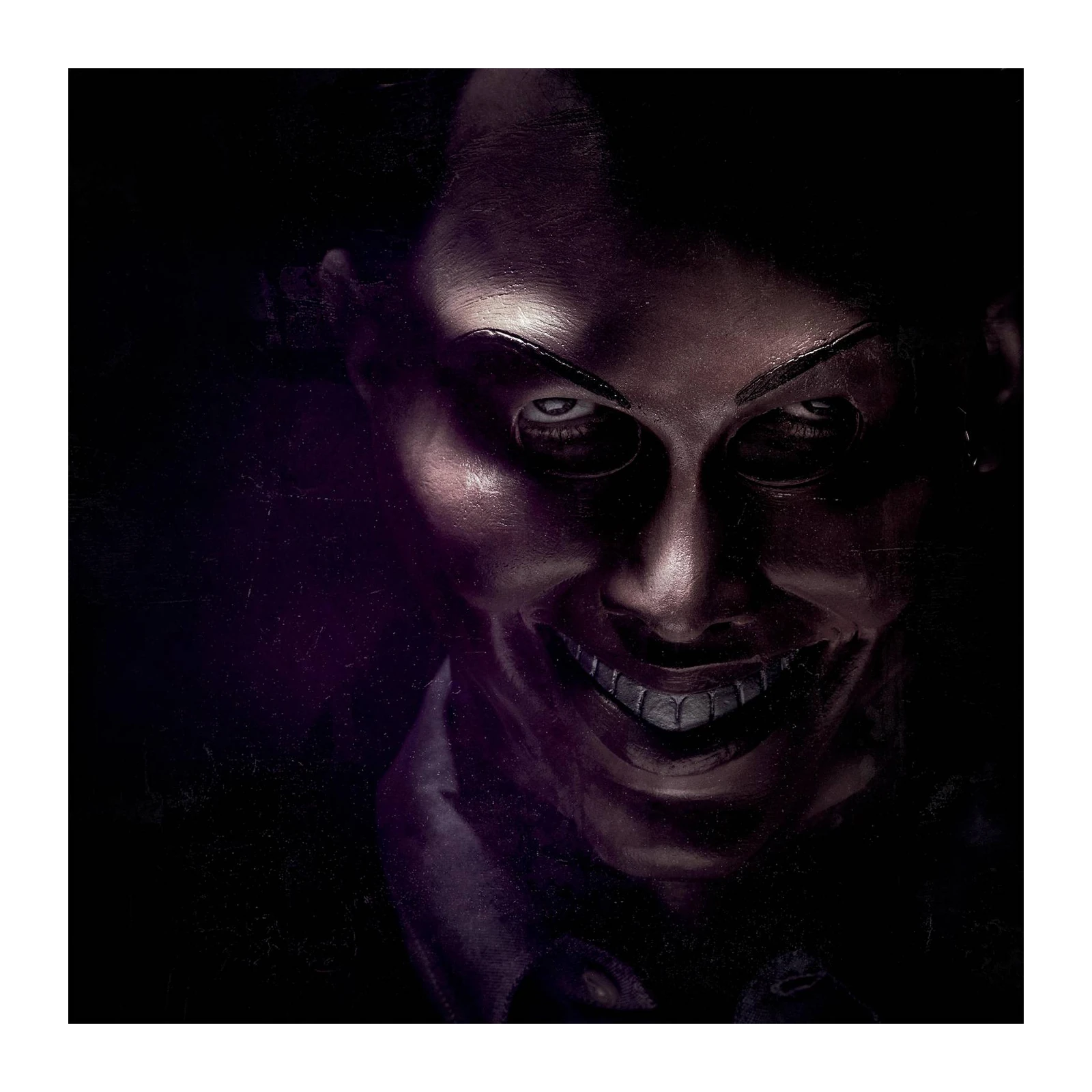 Menacing Grin Horror Mask Wall Art