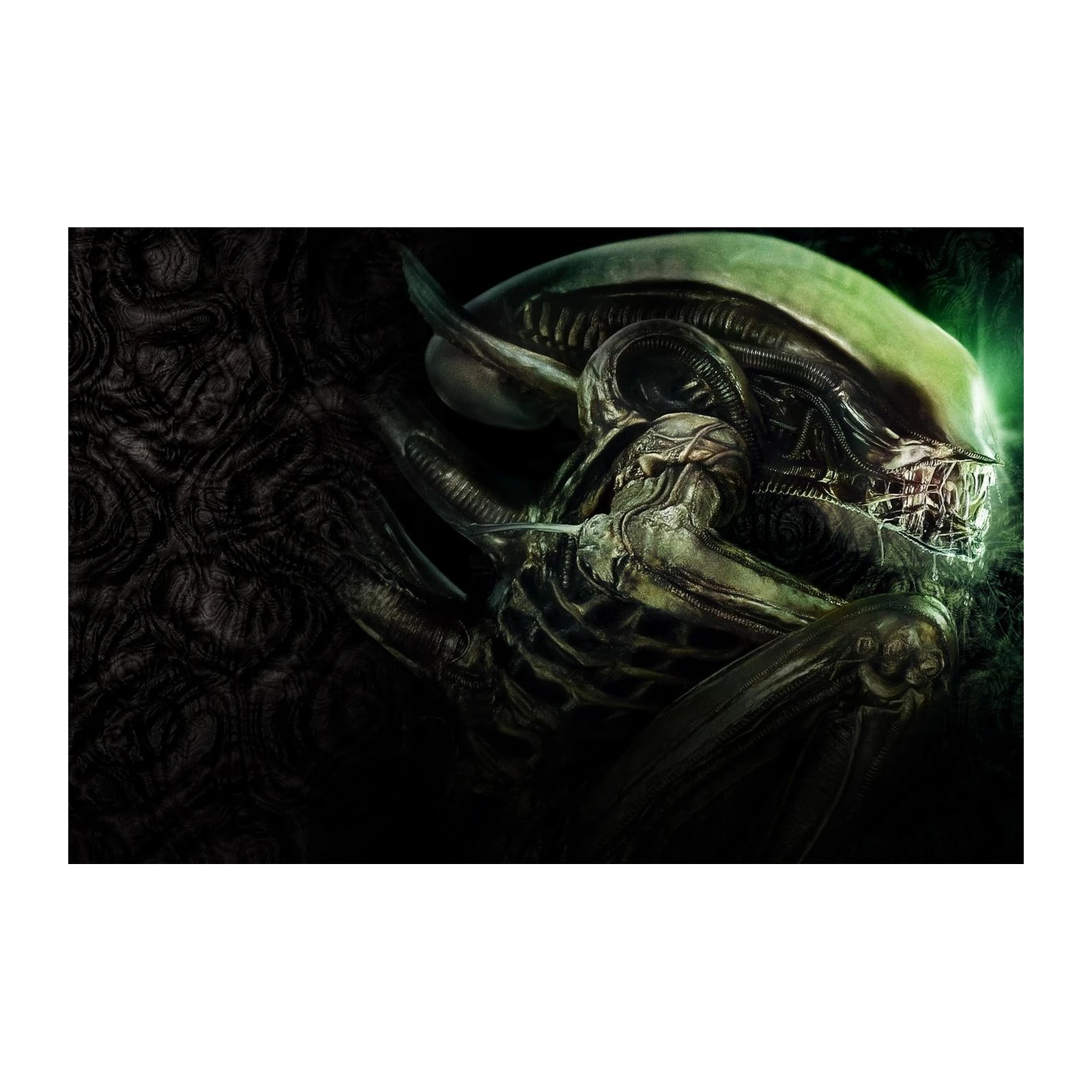 Iconic Xenomorph Sci-Fi Horror Wall Art