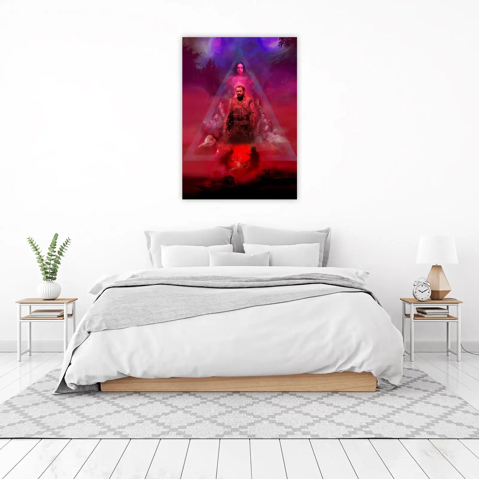 Mysterious Figure with Nicolas Cage Wall Art