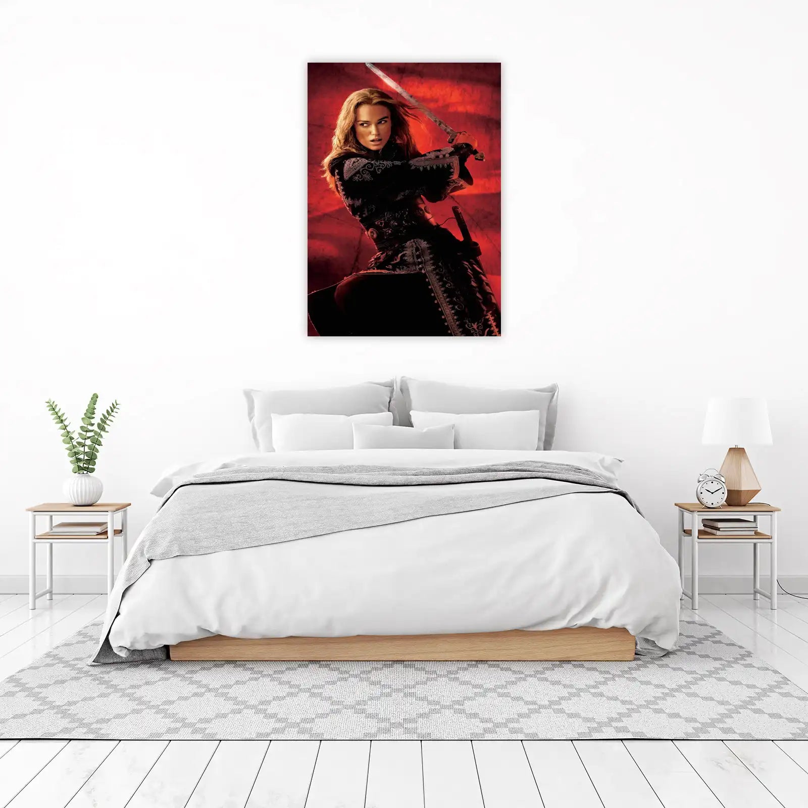 Elizabeth Swann Sword Fight Wall Art
