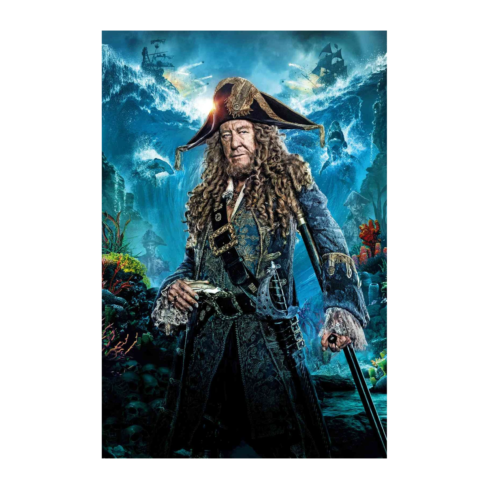 Captain Salazar "Dead Men Tell No Tales" Wall Art
