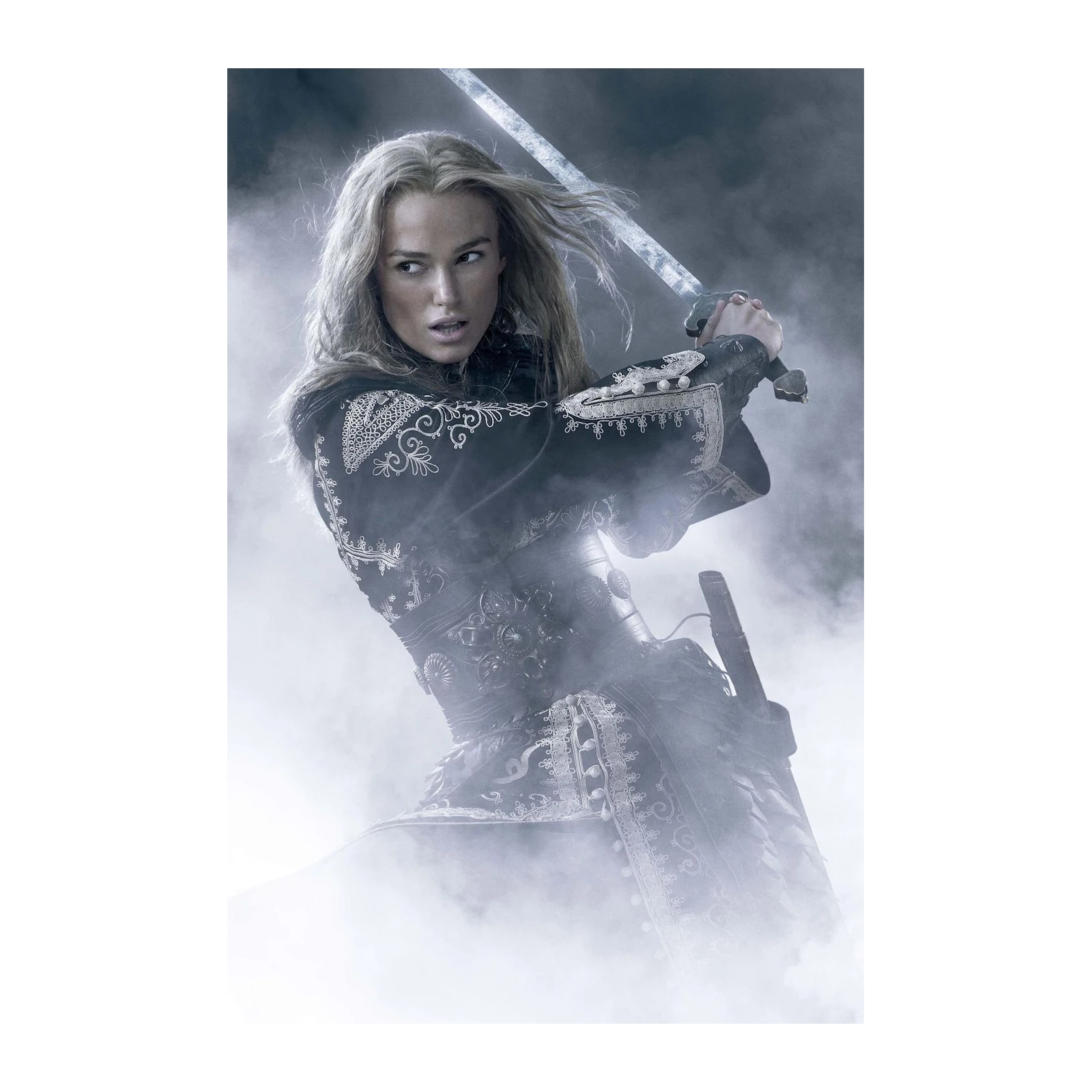 Elizabeth Swann Warrior Woman Sword Wall Art