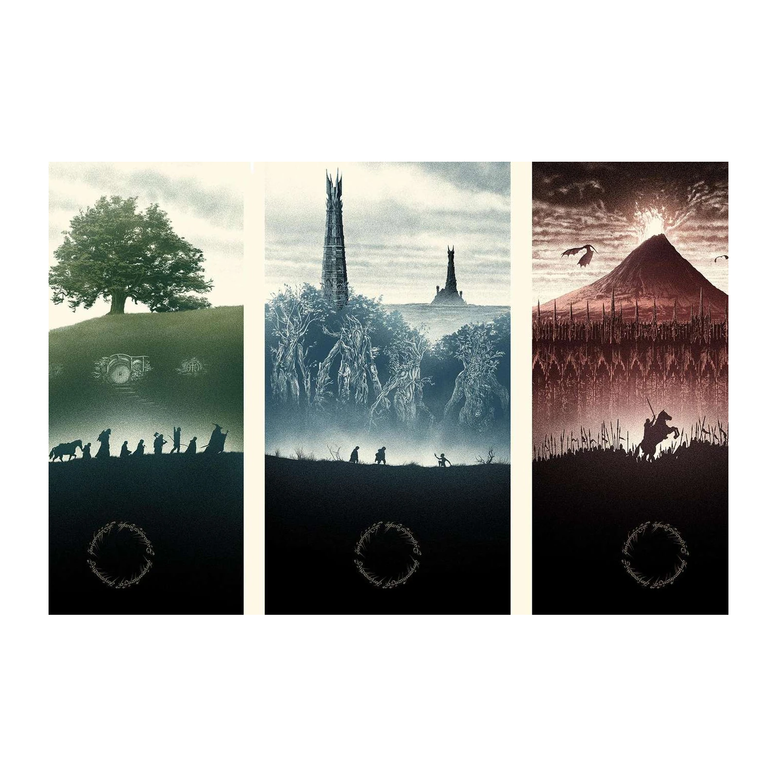Epic Fantasy Middle-earth Adventure Wall Art