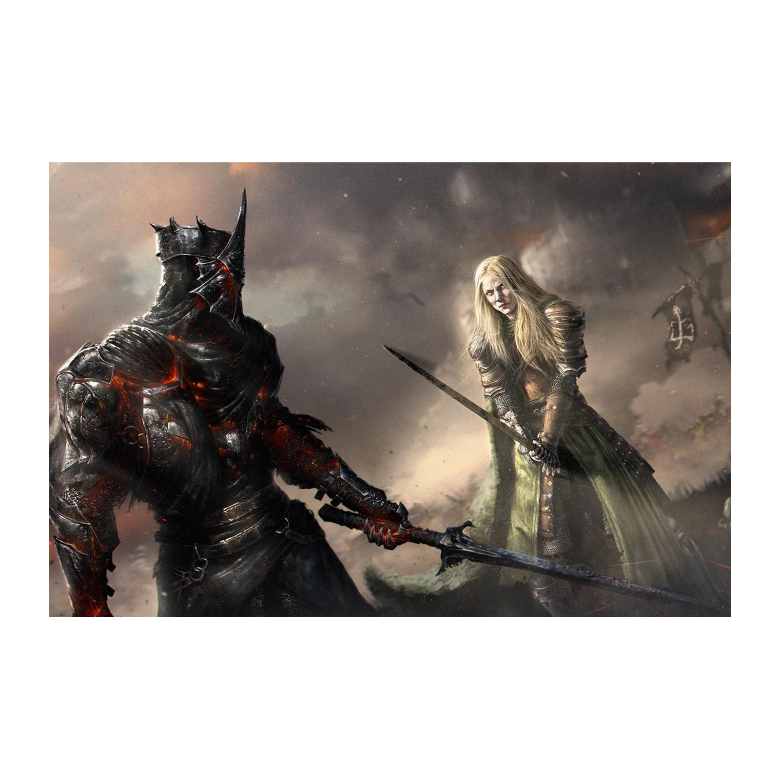 Epic Fantasy Battle Wall Art
