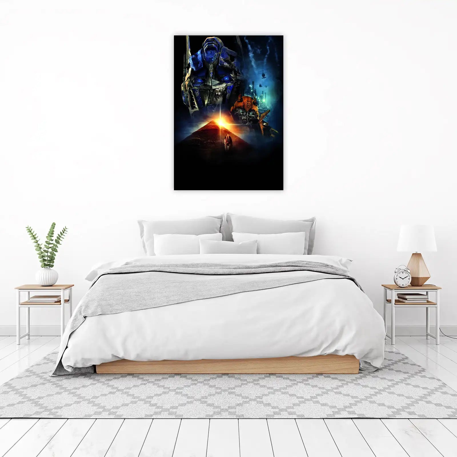 Epic Transformers Optimus Prime Pyramid Wall Art