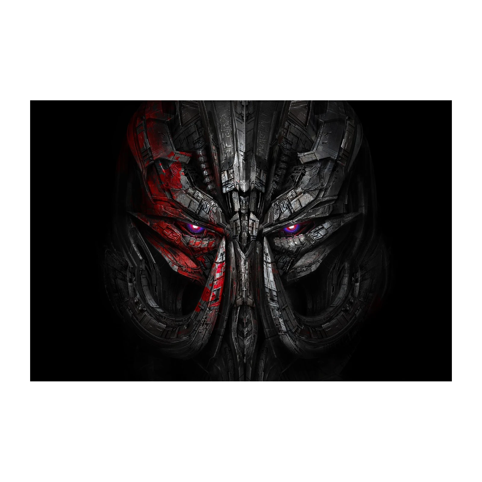Intense Robot Face Art Wall Art