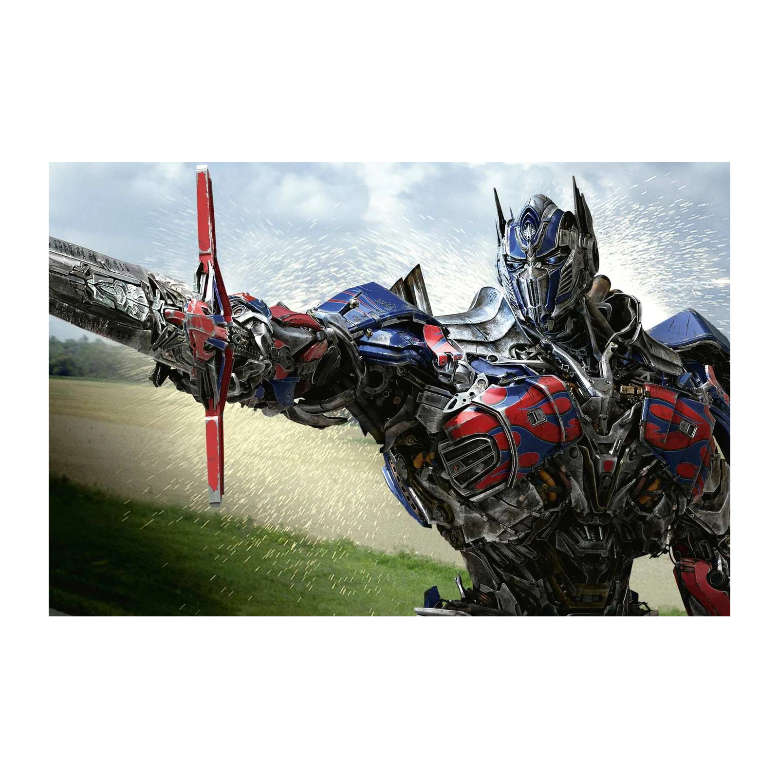 Epic Optimus Prime Transformers Wall Art