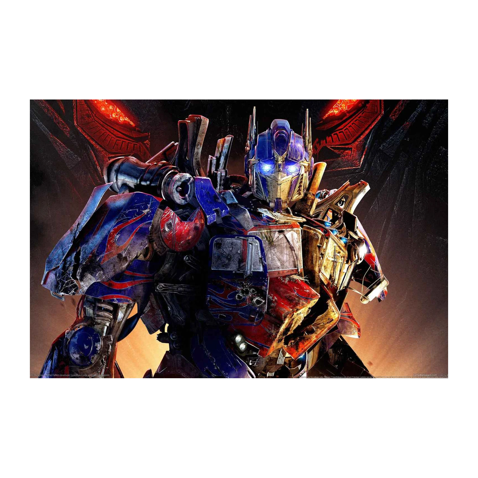 Optimus Prime Epic Mech Action Wall Art
