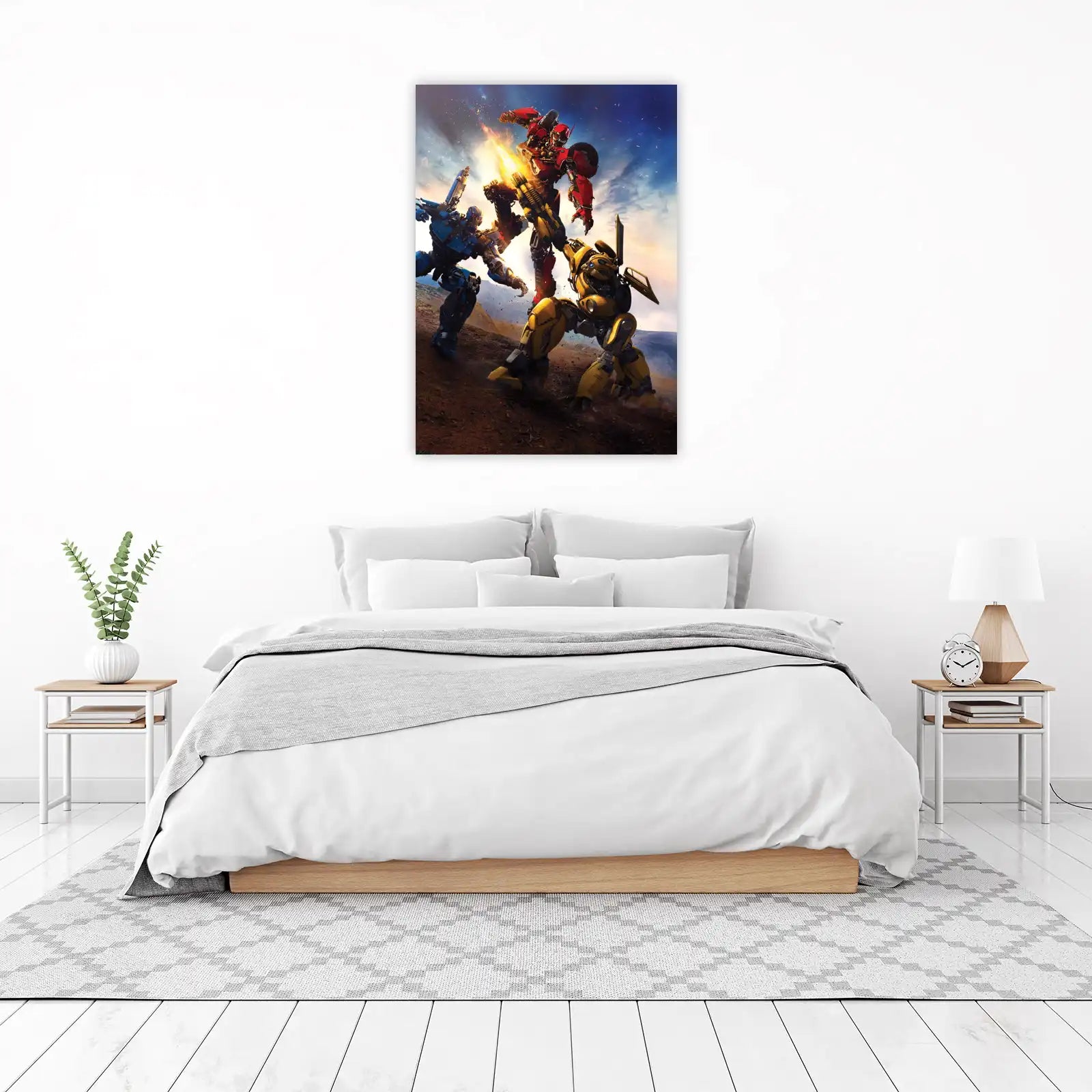 Epic Robot Battle Transformers Wall Art
