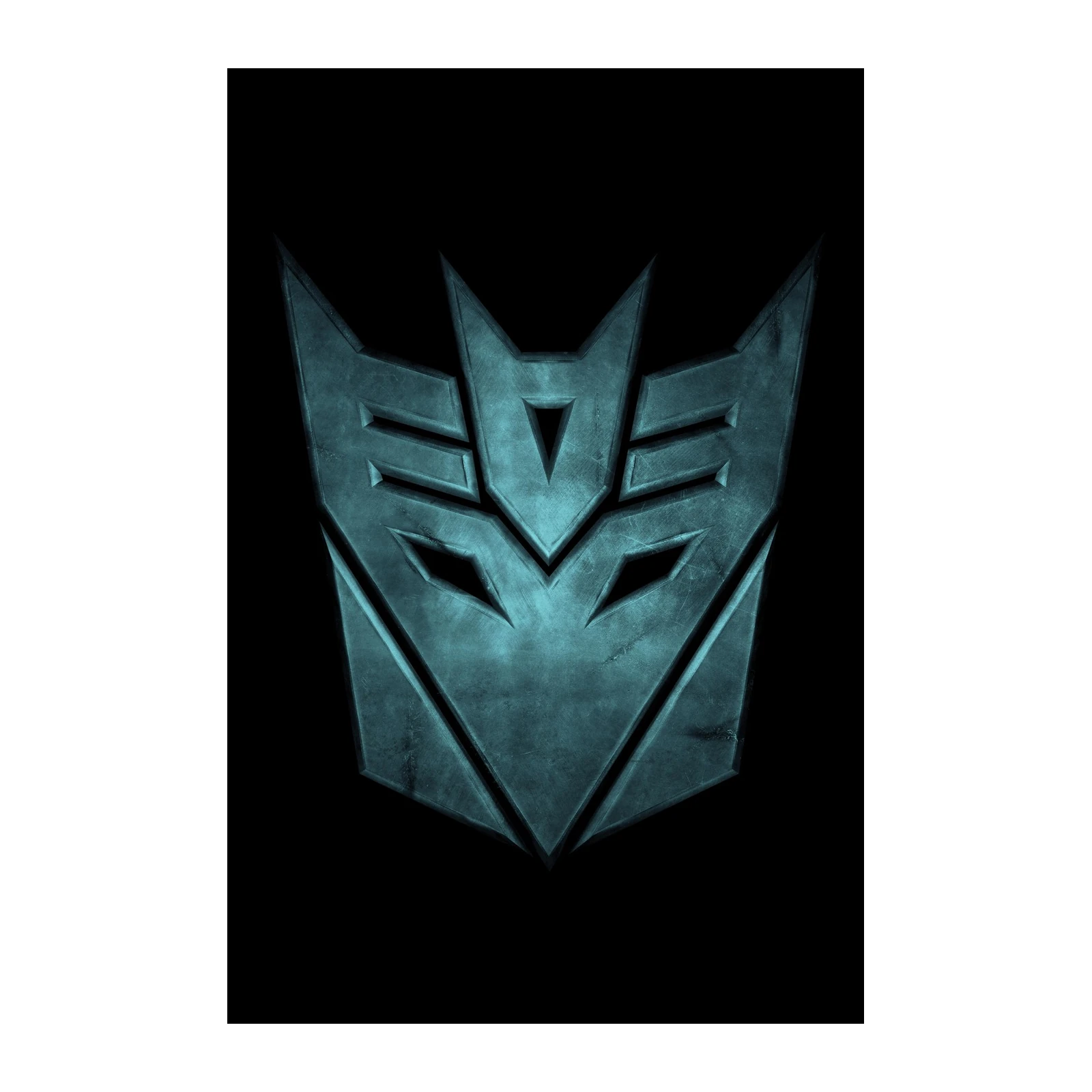 Transformers Decepticon Metal Logo Wall Art