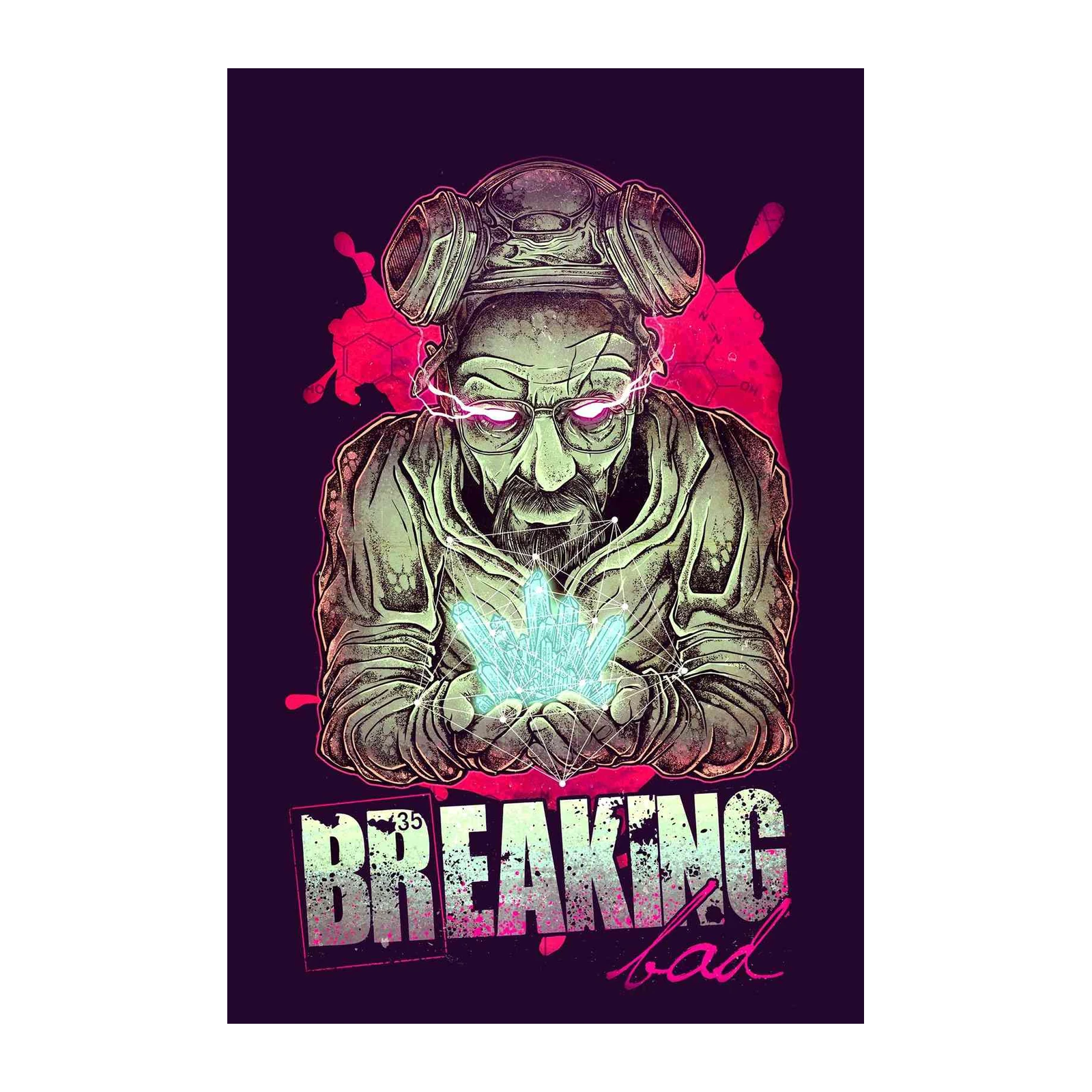 Heisenberg Crystal "Breaking Bad" Wall Art