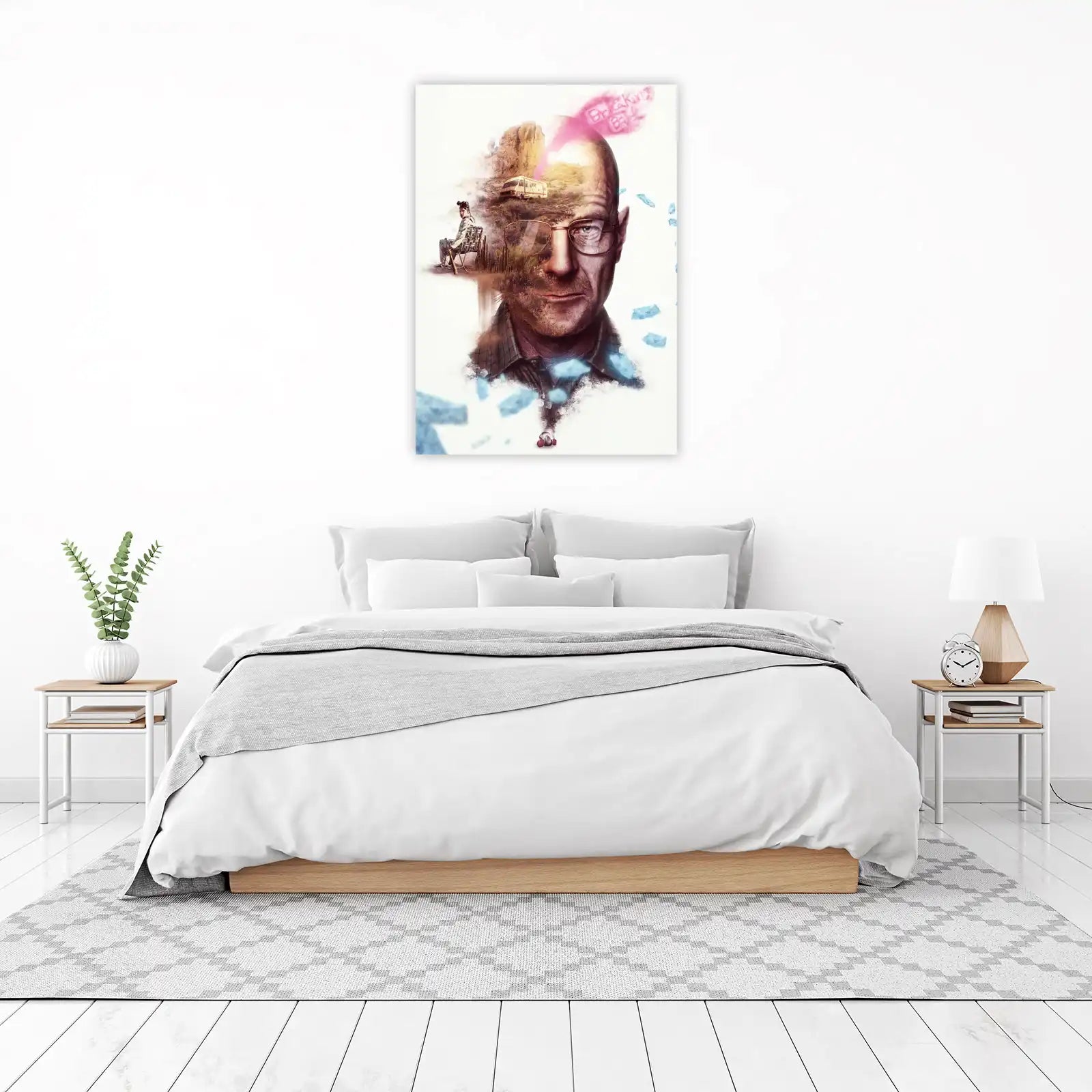 Iconic Heisenberg Breaking Bad Wall Art