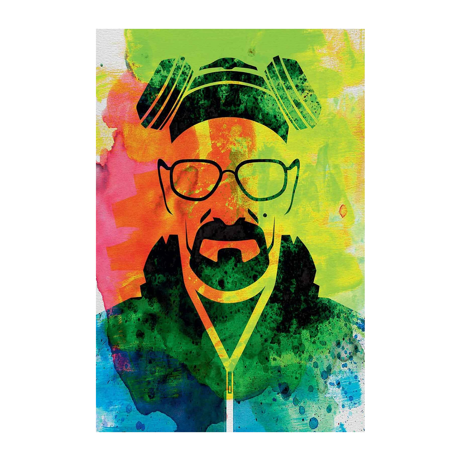 Bold Heisenberg Watercolor Wall Art