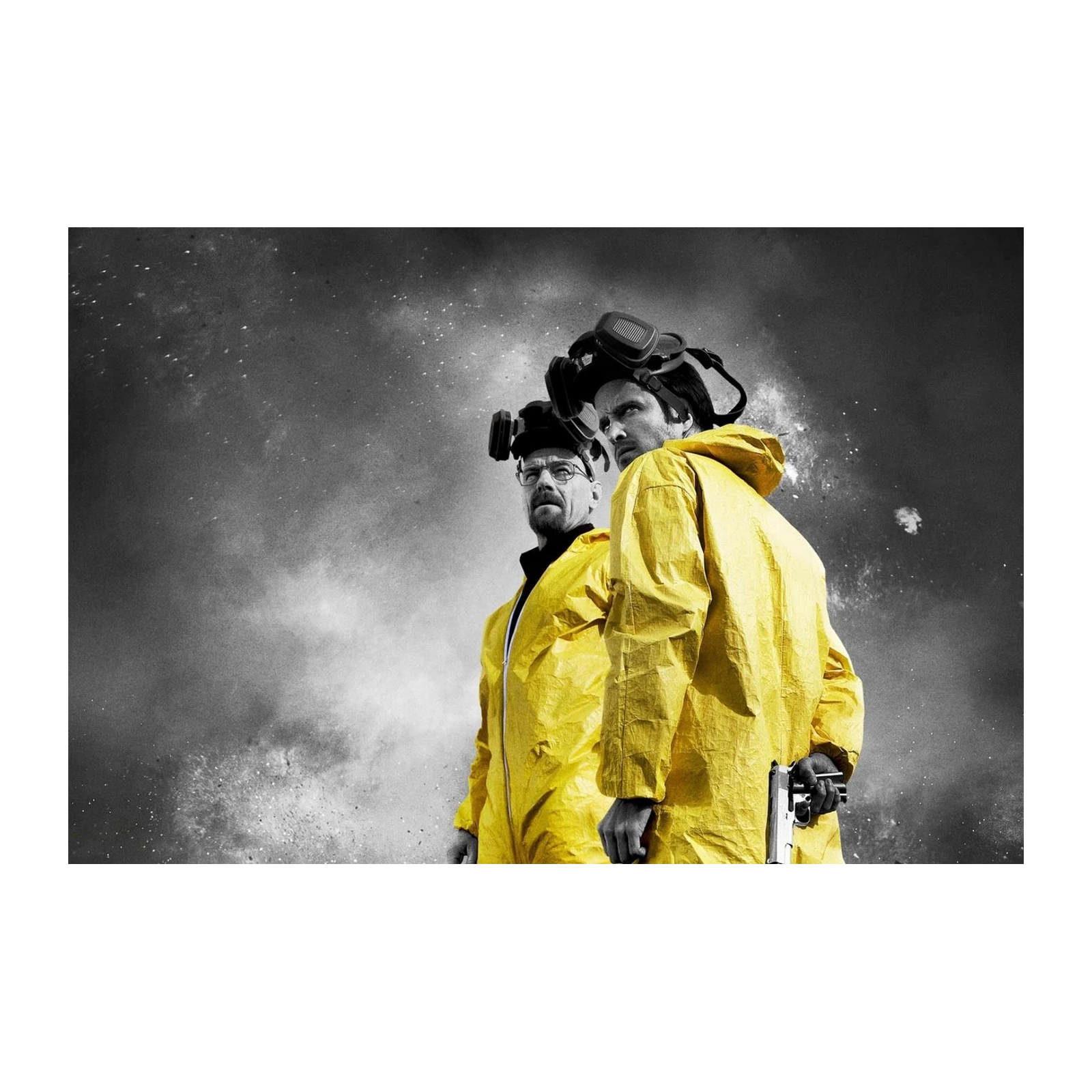 Iconic Duo Yellow Hazmat Suits Wall Art