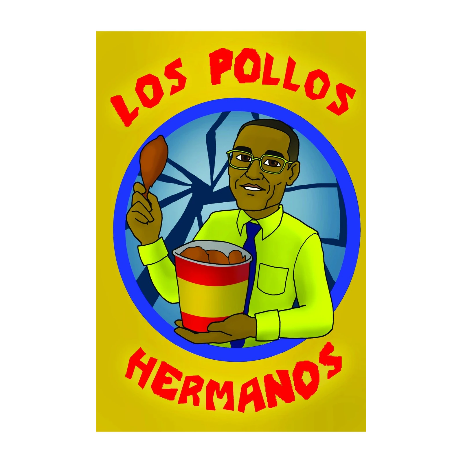 Los Pollos Hermanos Chicken Bucket Wall Art