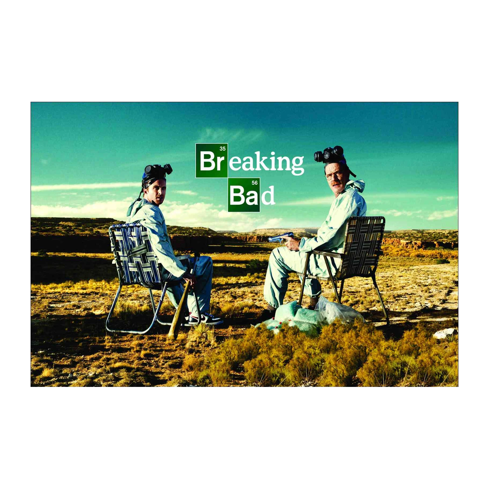 Iconic Breaking Bad Desert Scene Wall Art