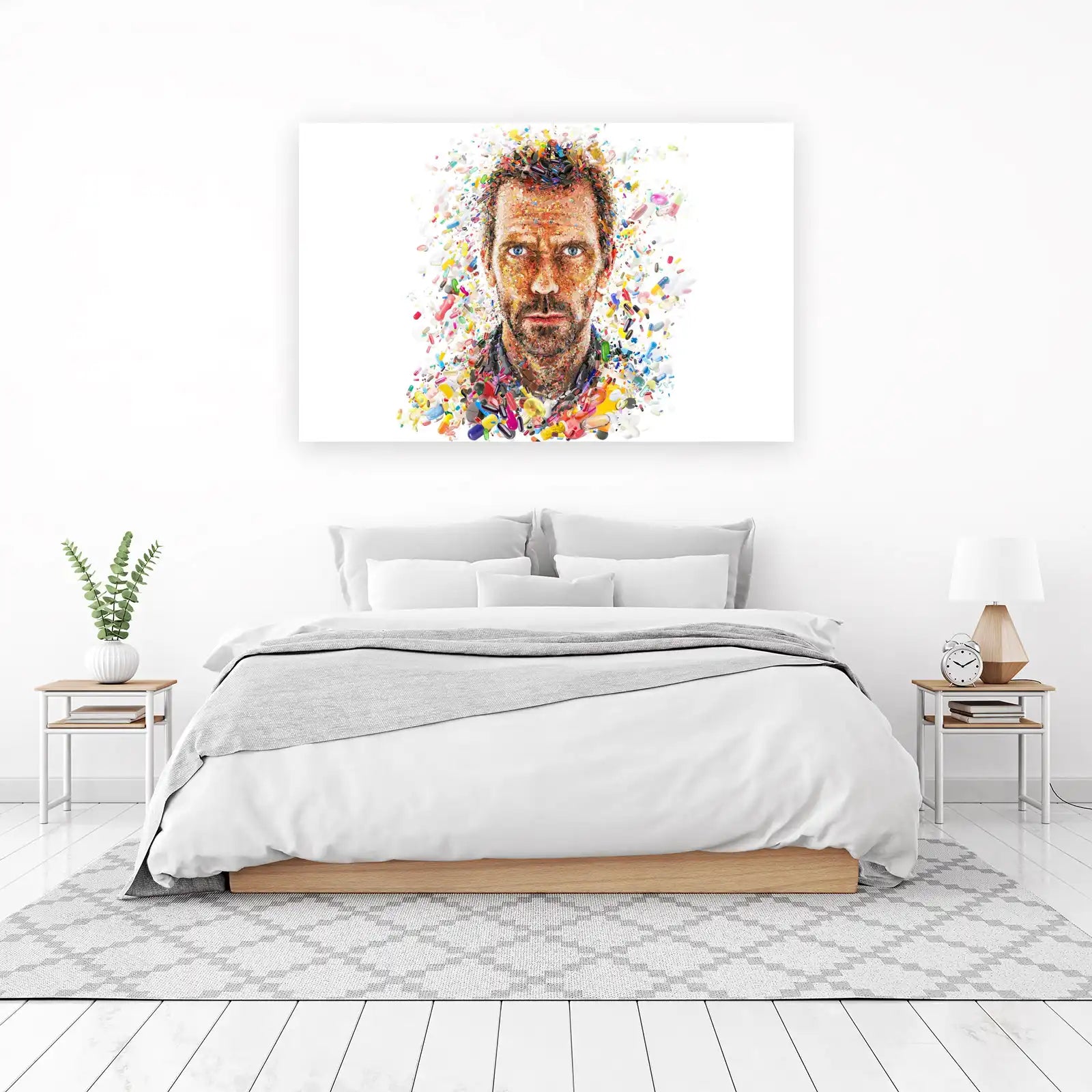 Striking Pill Portrait Wall Art