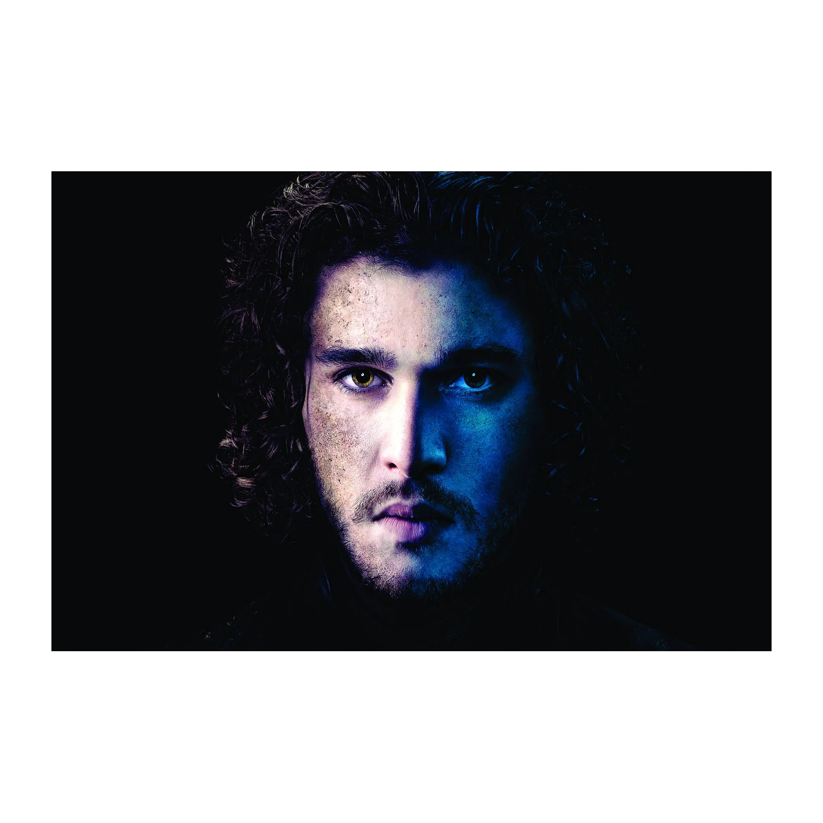 Jon Snow Dramatic Portrait Wall Art