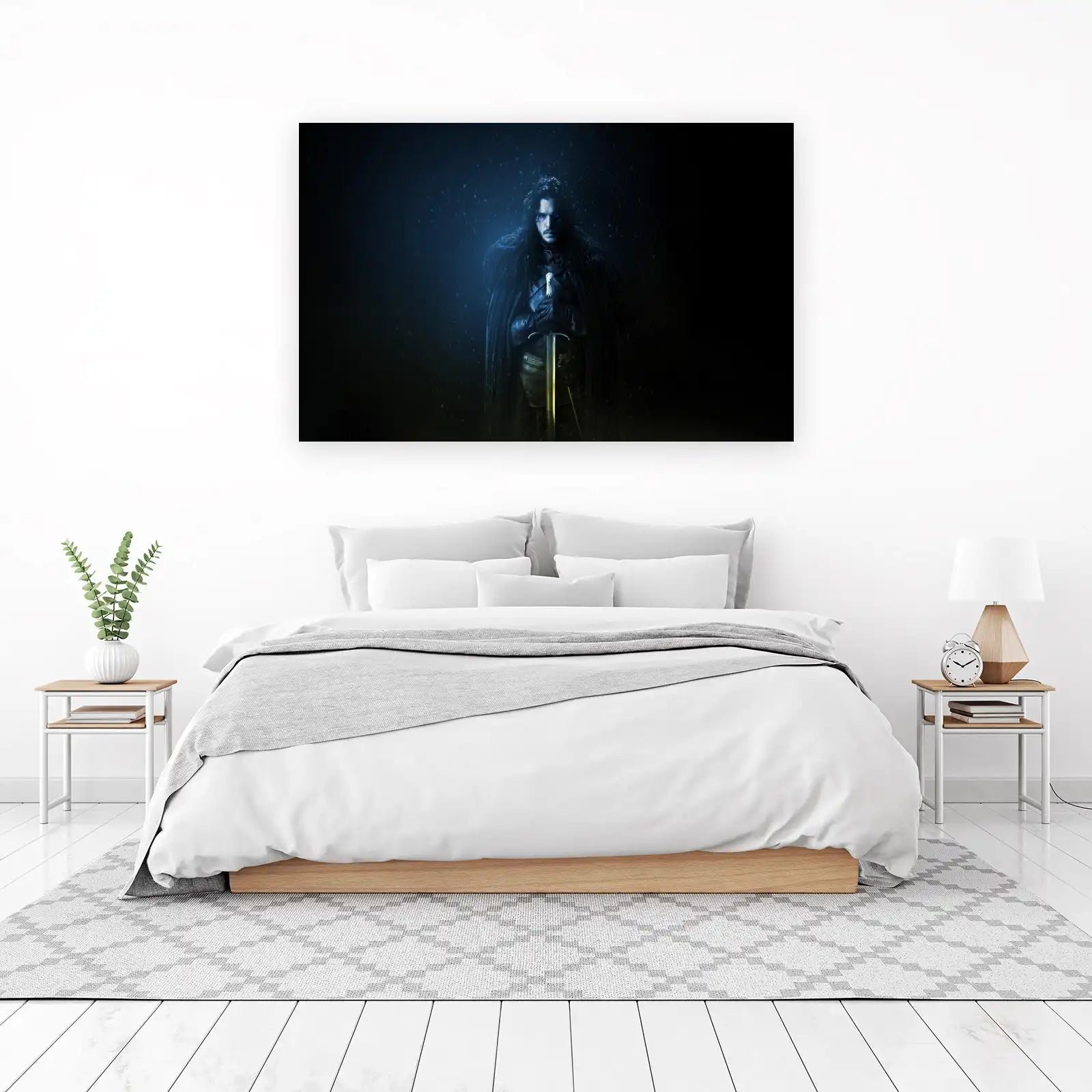Jon Snow Epic Fantasy Wall Art Wall Art
