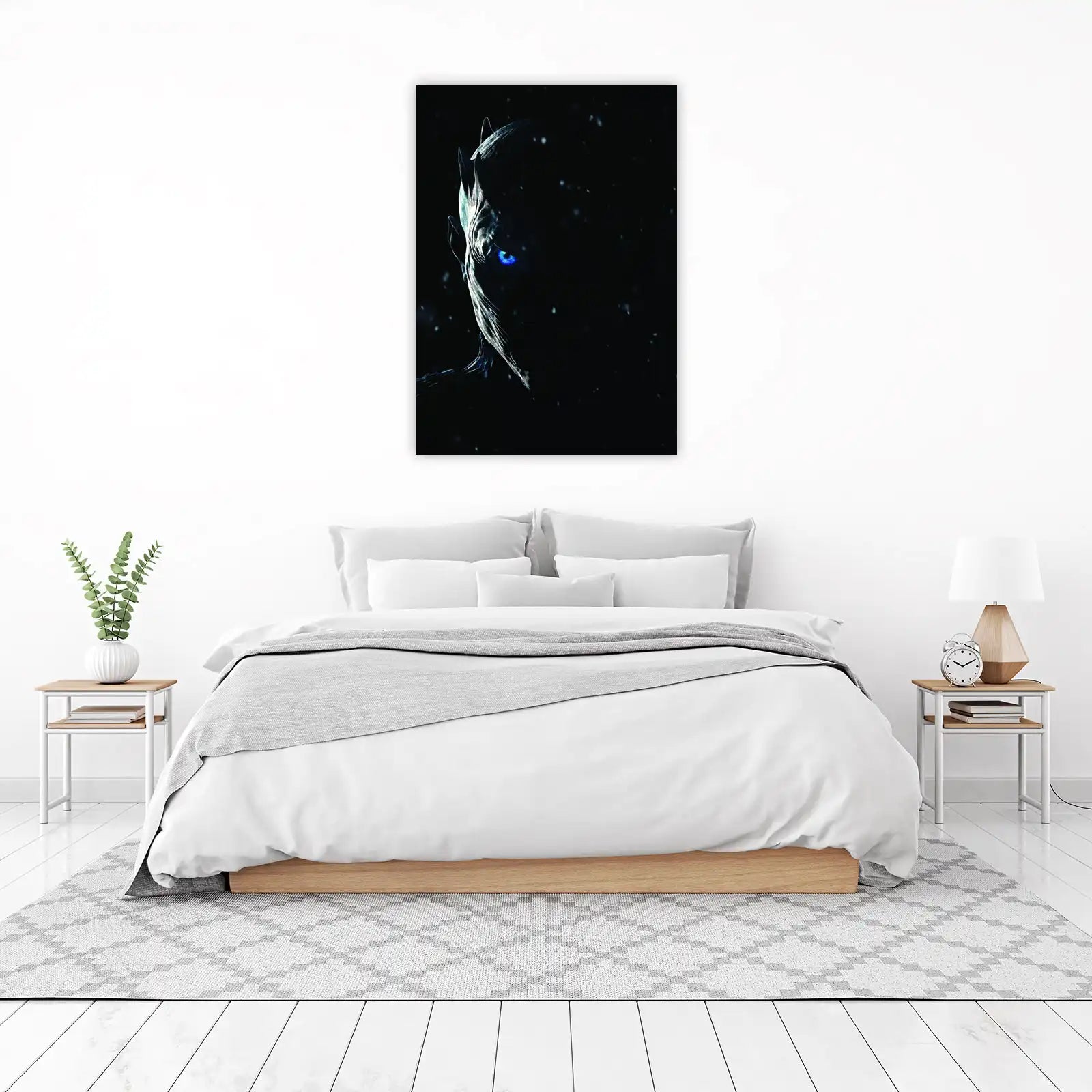 Night King Blue Eye Wall Art