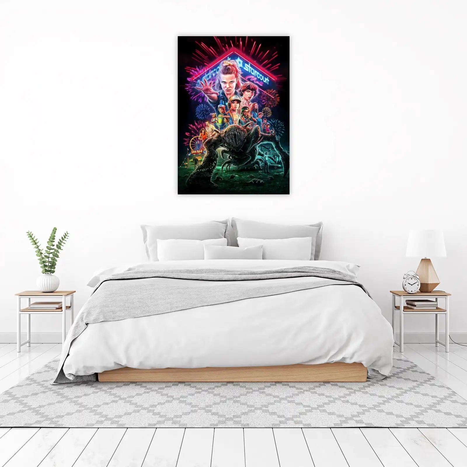 Stranger Things Starcourt Mall Monster Wall Art