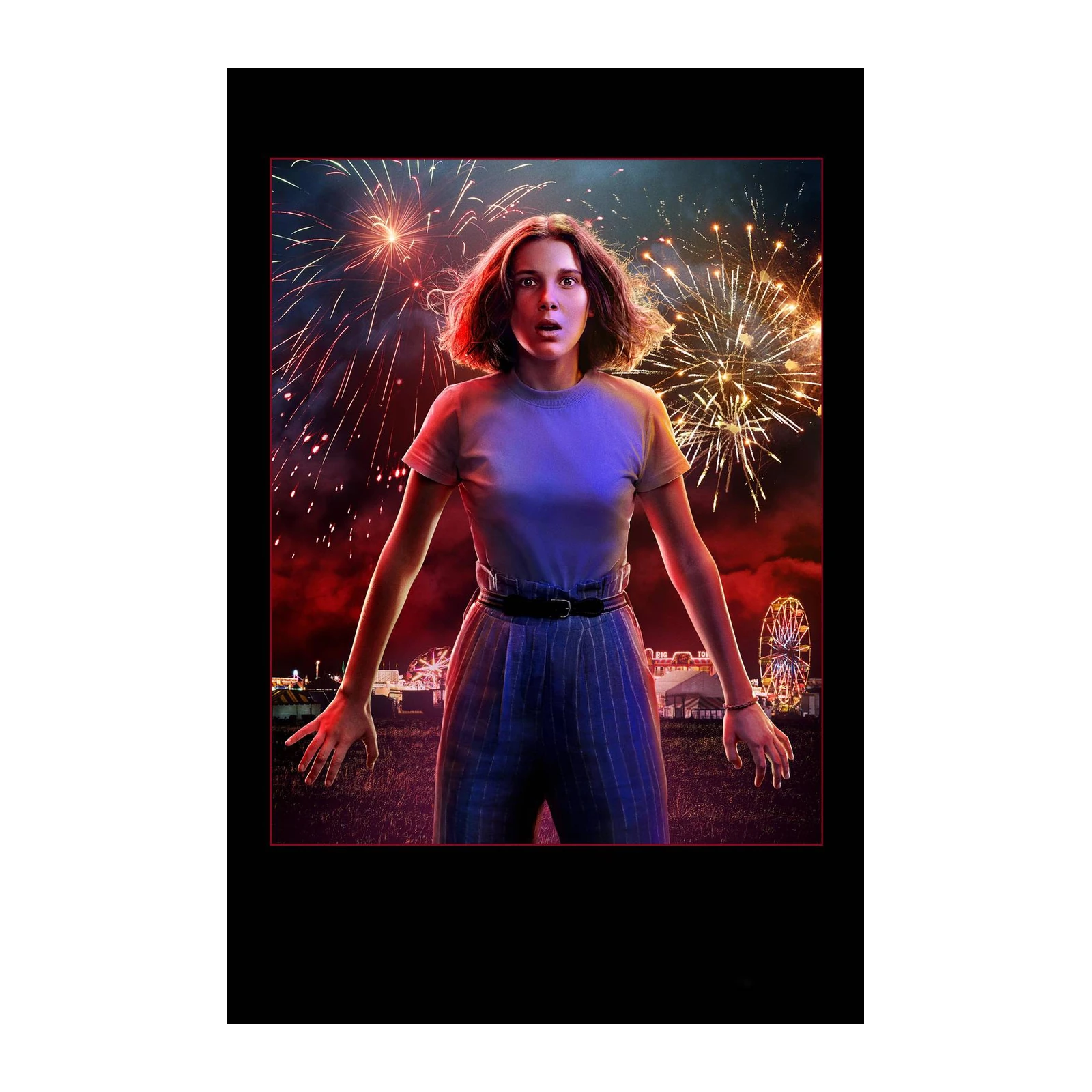 Stranger Eleven Fireworks Wall Art