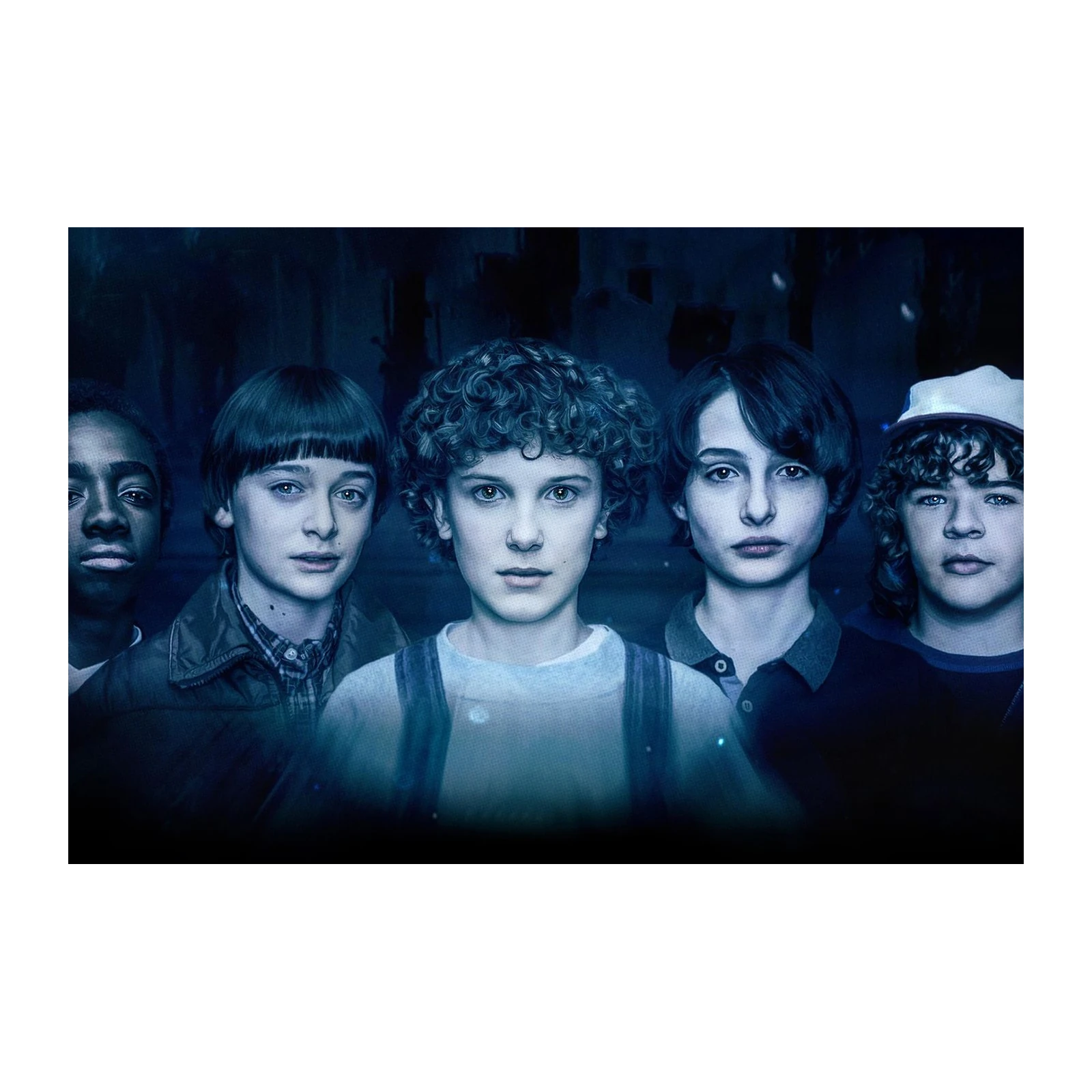 Stranger Things Cast Dark Academia Wall Art