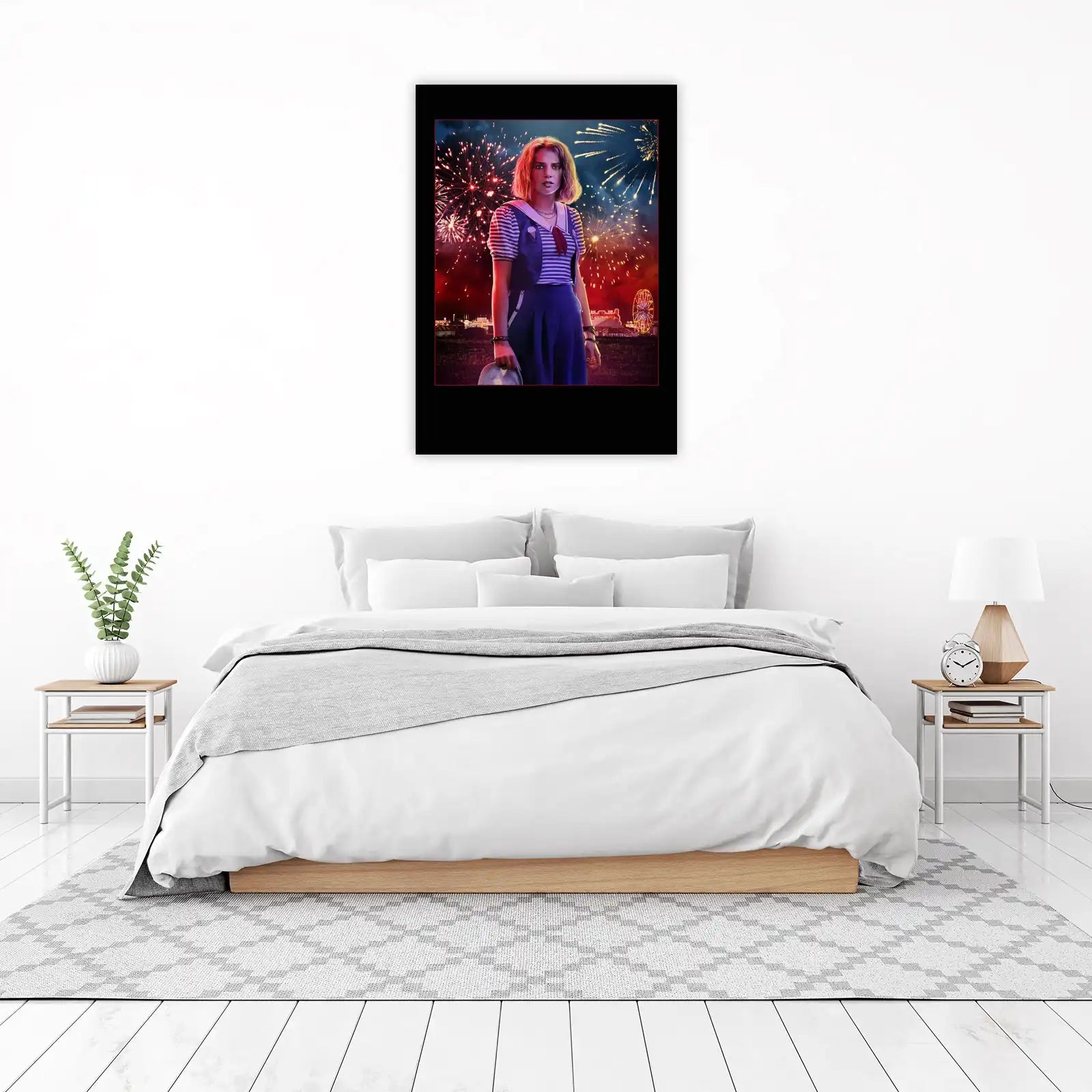 Retro Festival Vibes Robin Wall Art