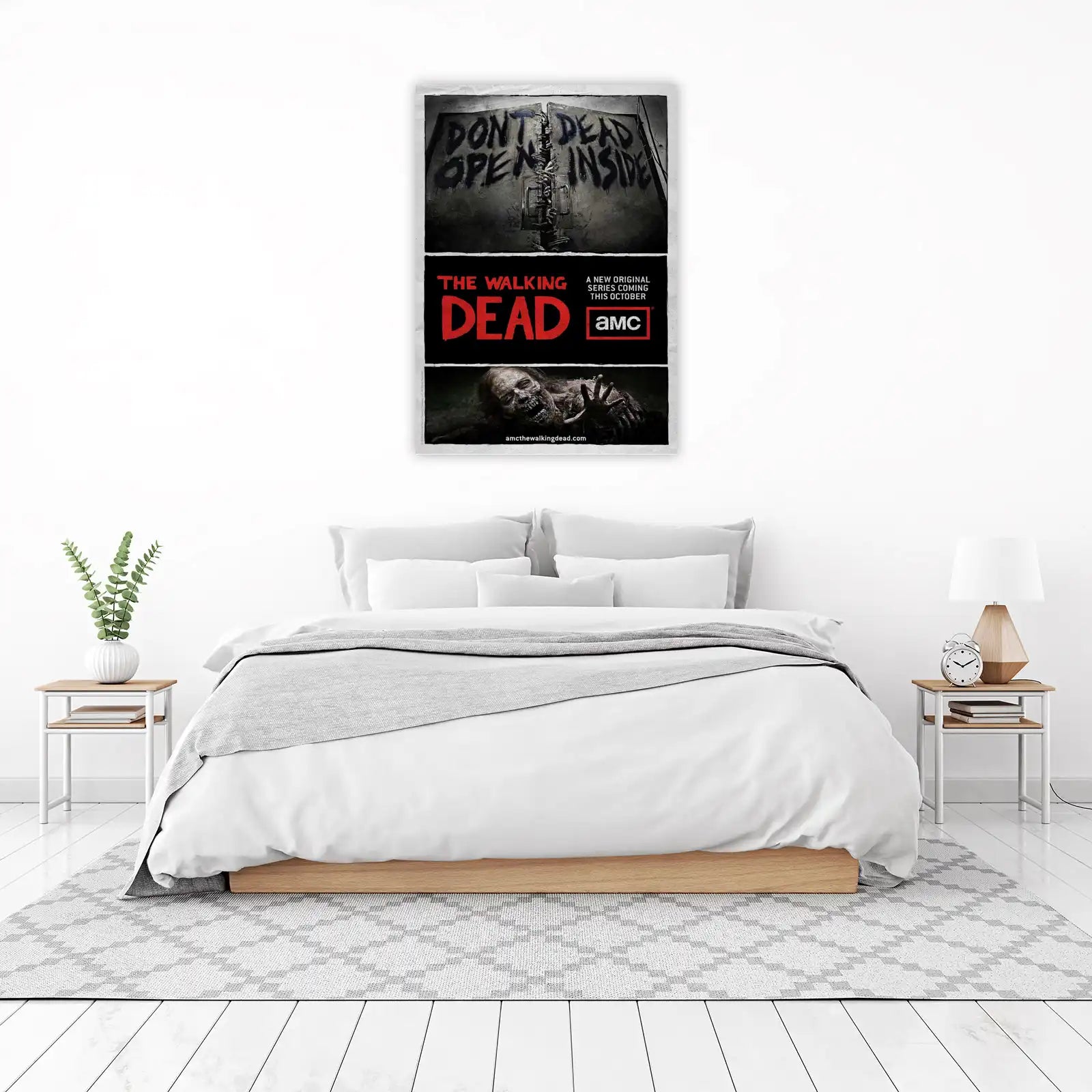 The Walking Dead Zombie Door Wall Art